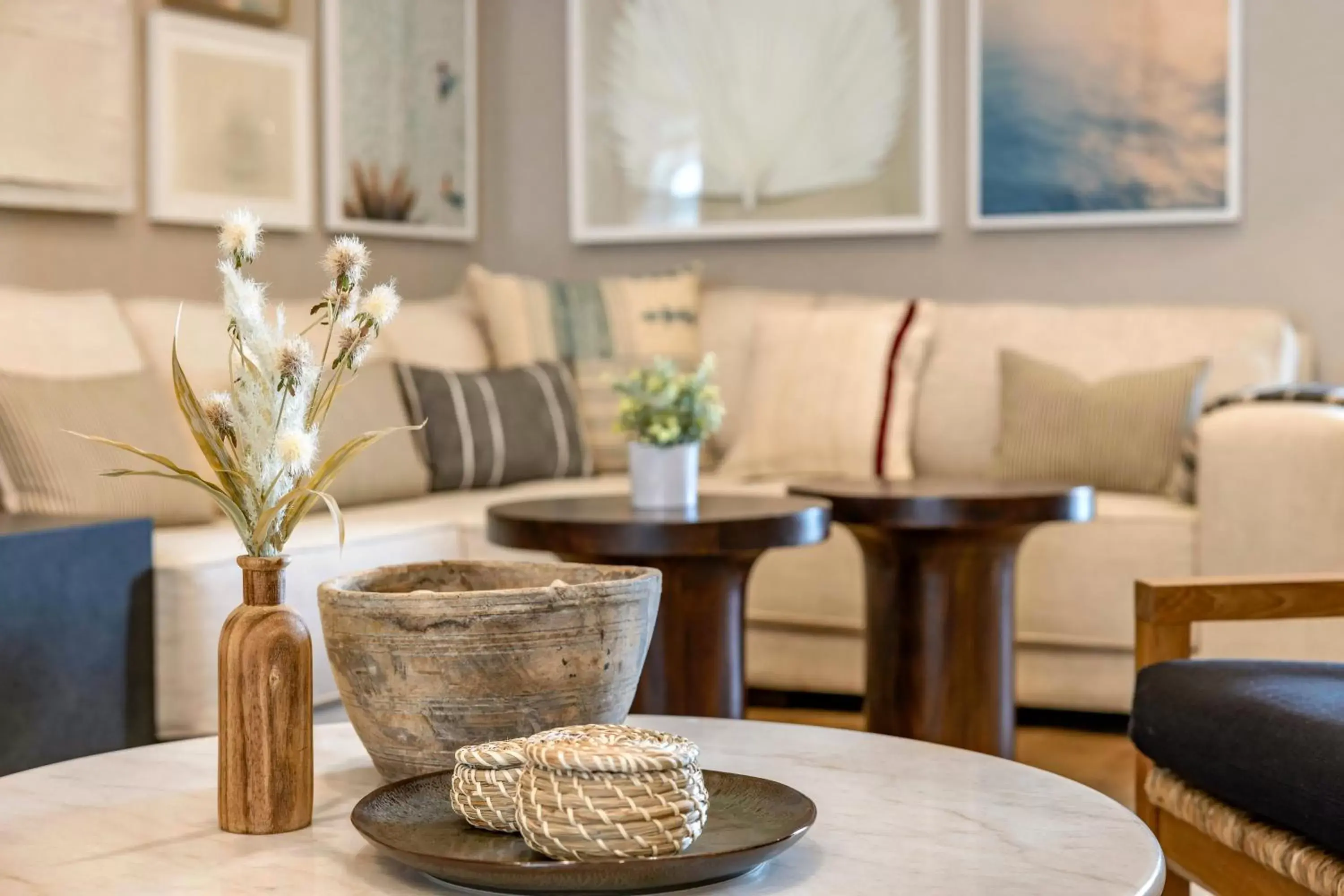 Decorative detail, Seating Area in Cambria Hotel Calabasas