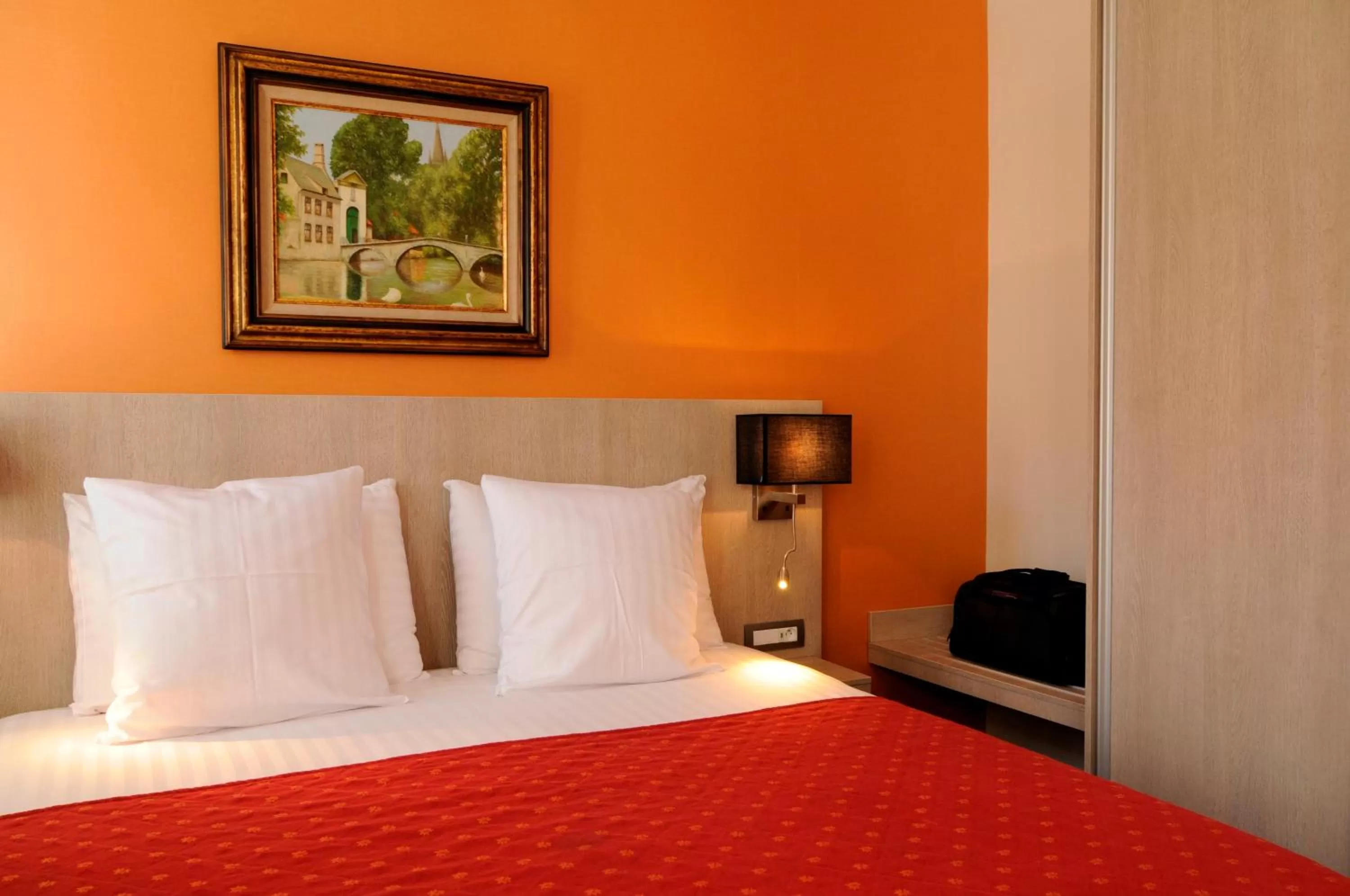 Bed in Hotel Albert I