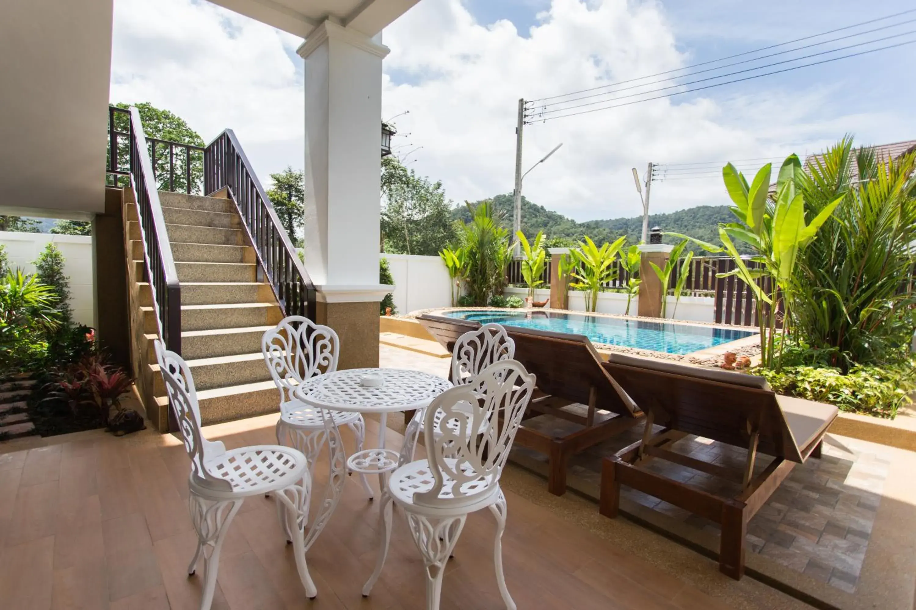 Balcony/Terrace in The Best Aonang Villas