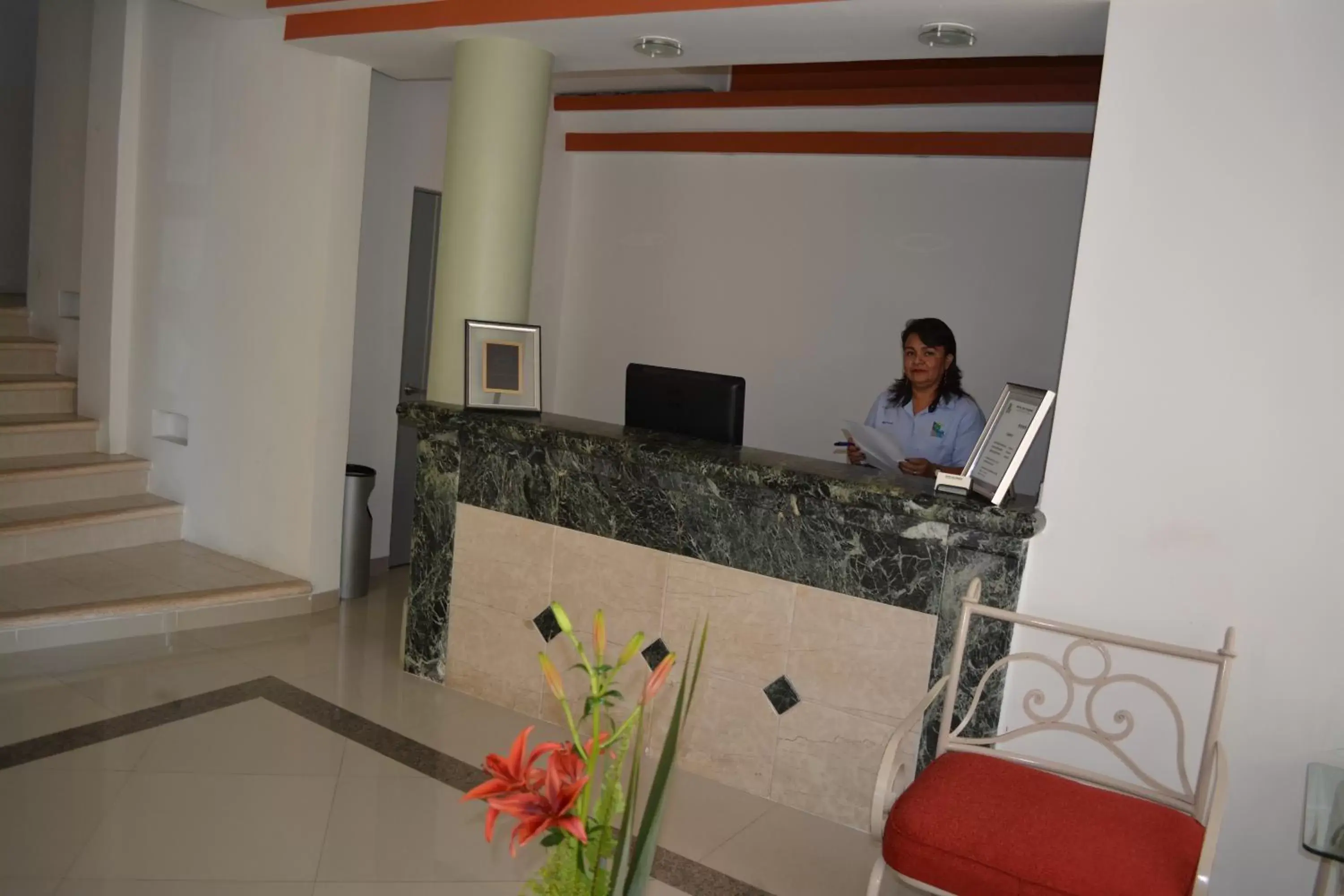 Lobby or reception in Hotel del Parque