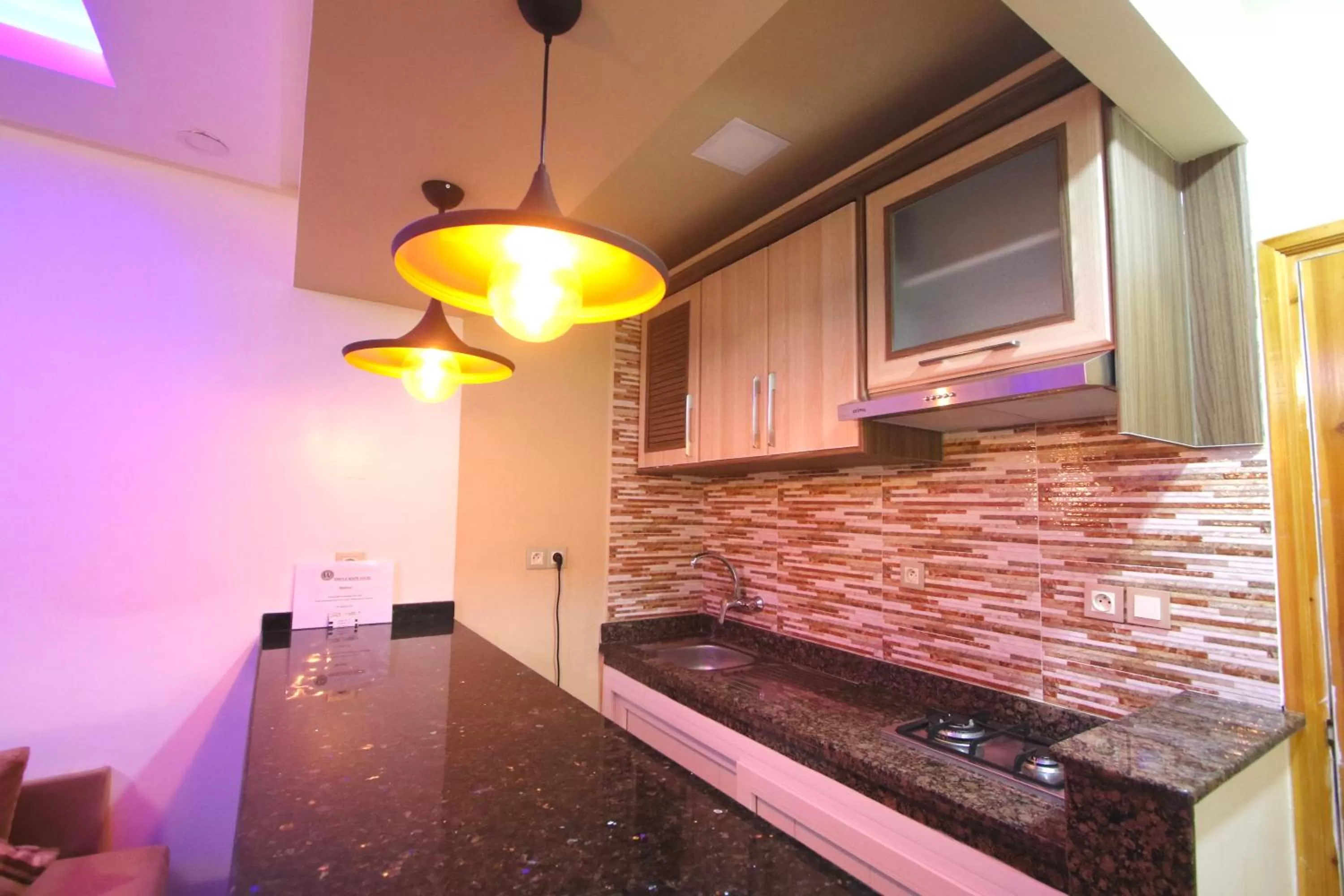 Kitchen or kitchenette in Dakhla White Hotel