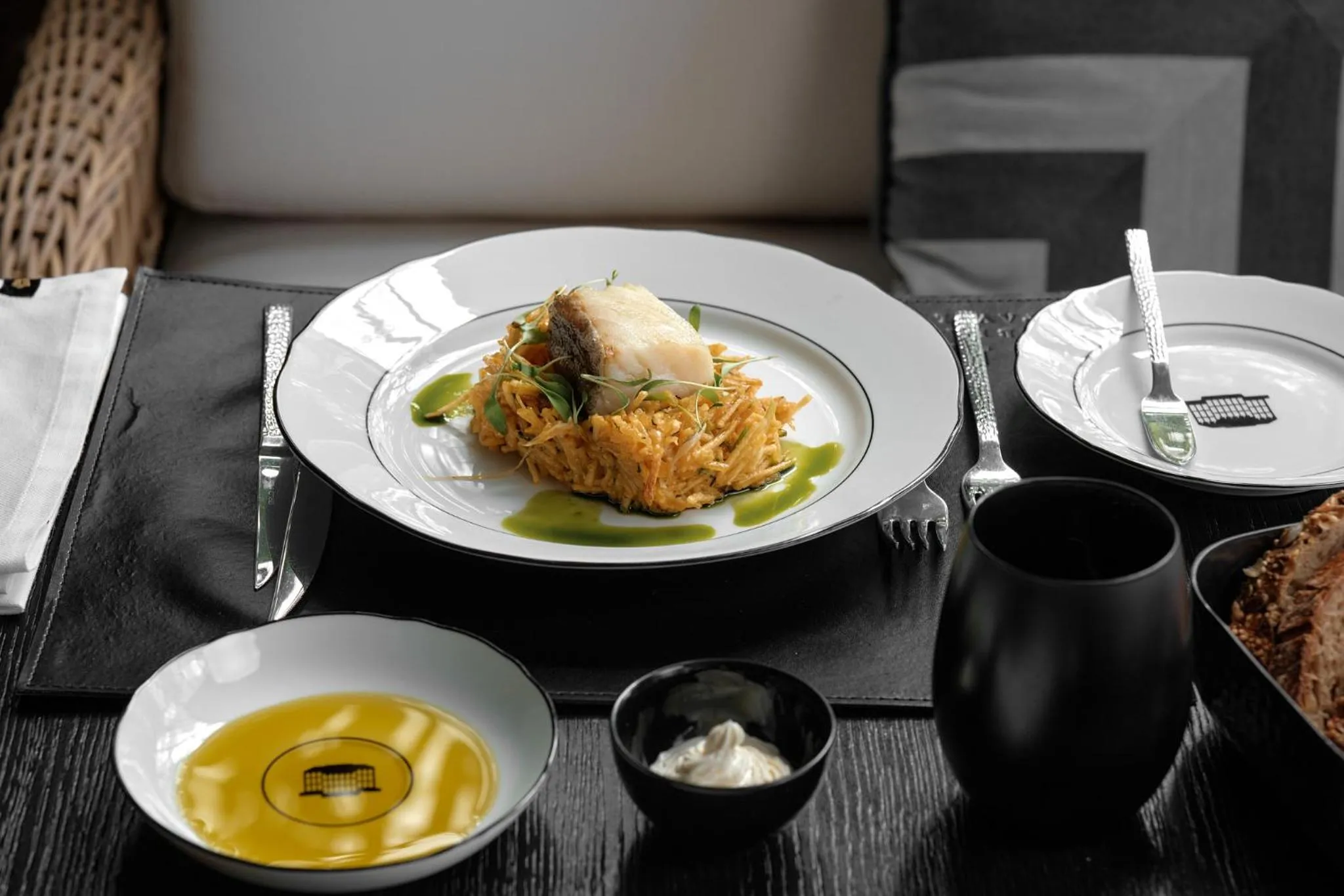 Food in Torel Palace Lisbon