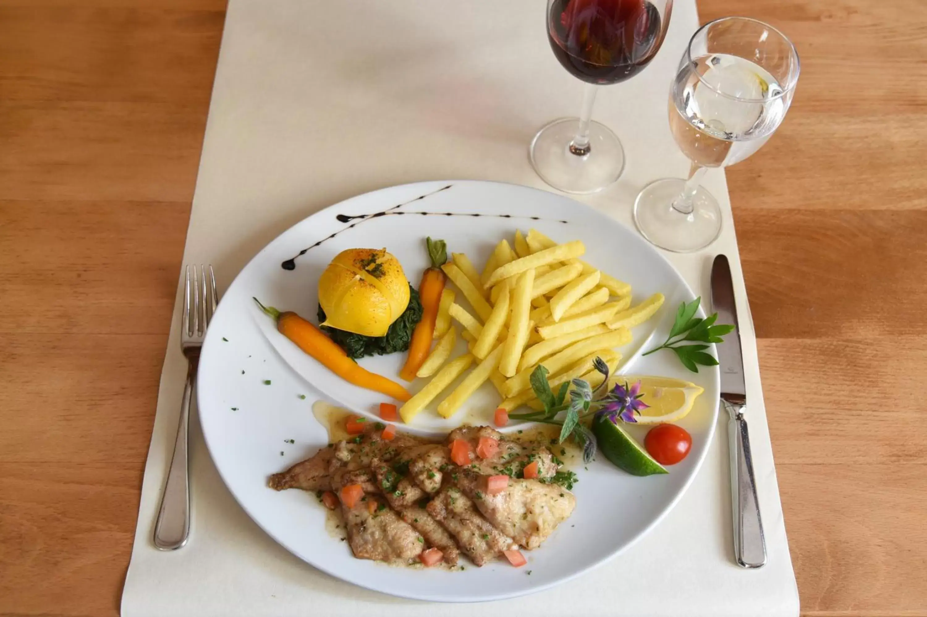 Restaurant/places to eat, Food in Hôtel de l'Aigle