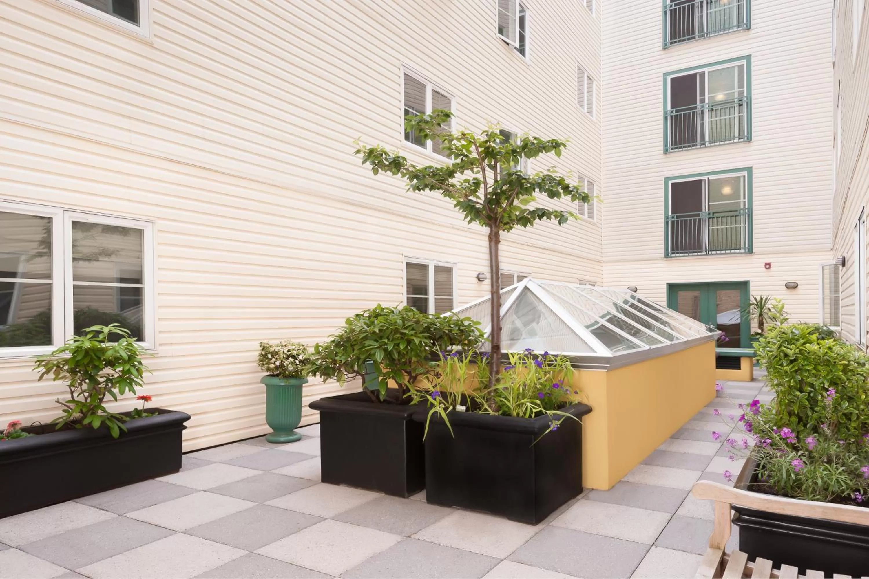 Patio in The Mediterranean Inn