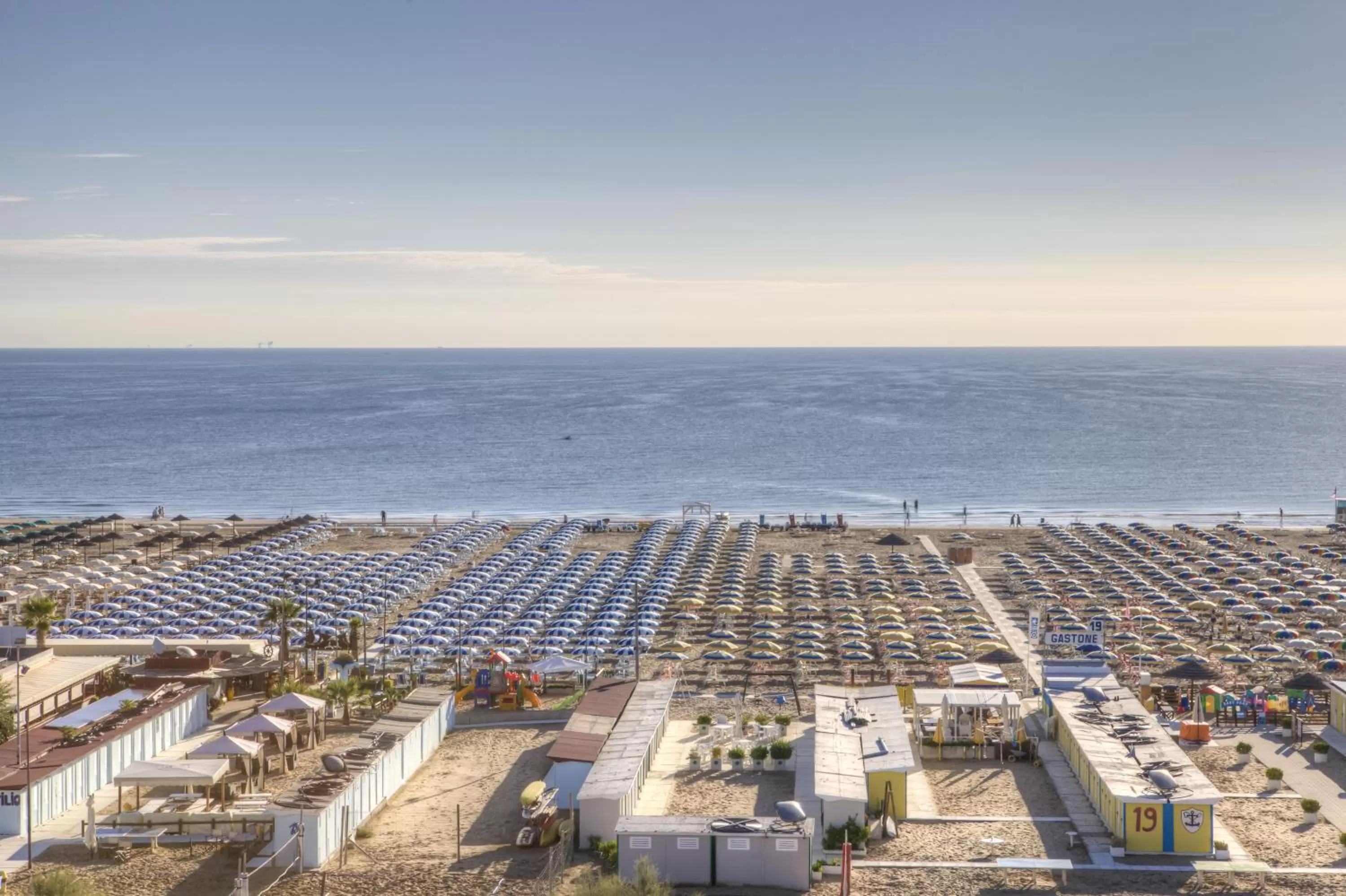 Beach in Hotel Imperiale Rimini & SPA