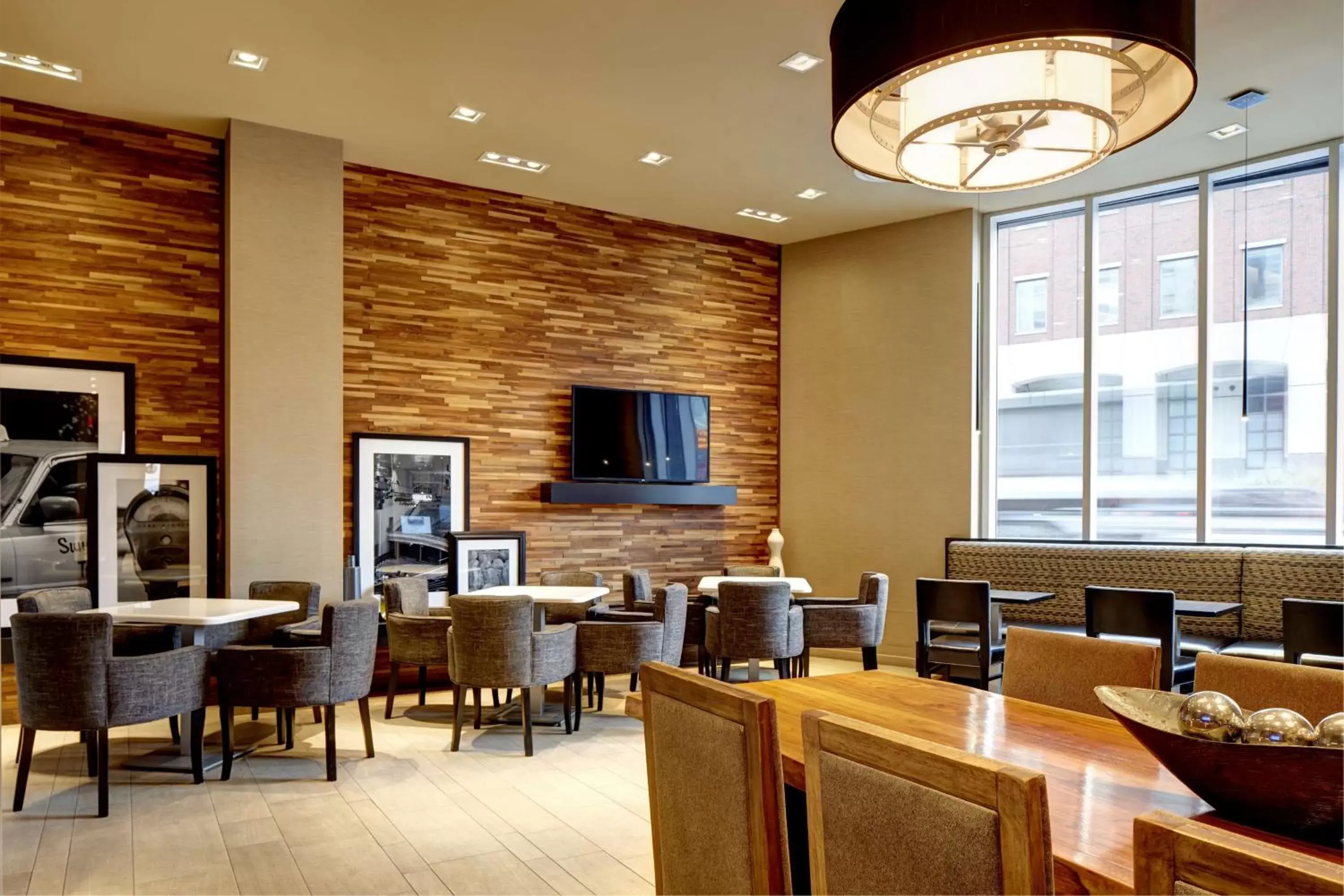 Lobby or reception, Restaurant/Places to Eat in Hampton Inn Brooklyn Downtown