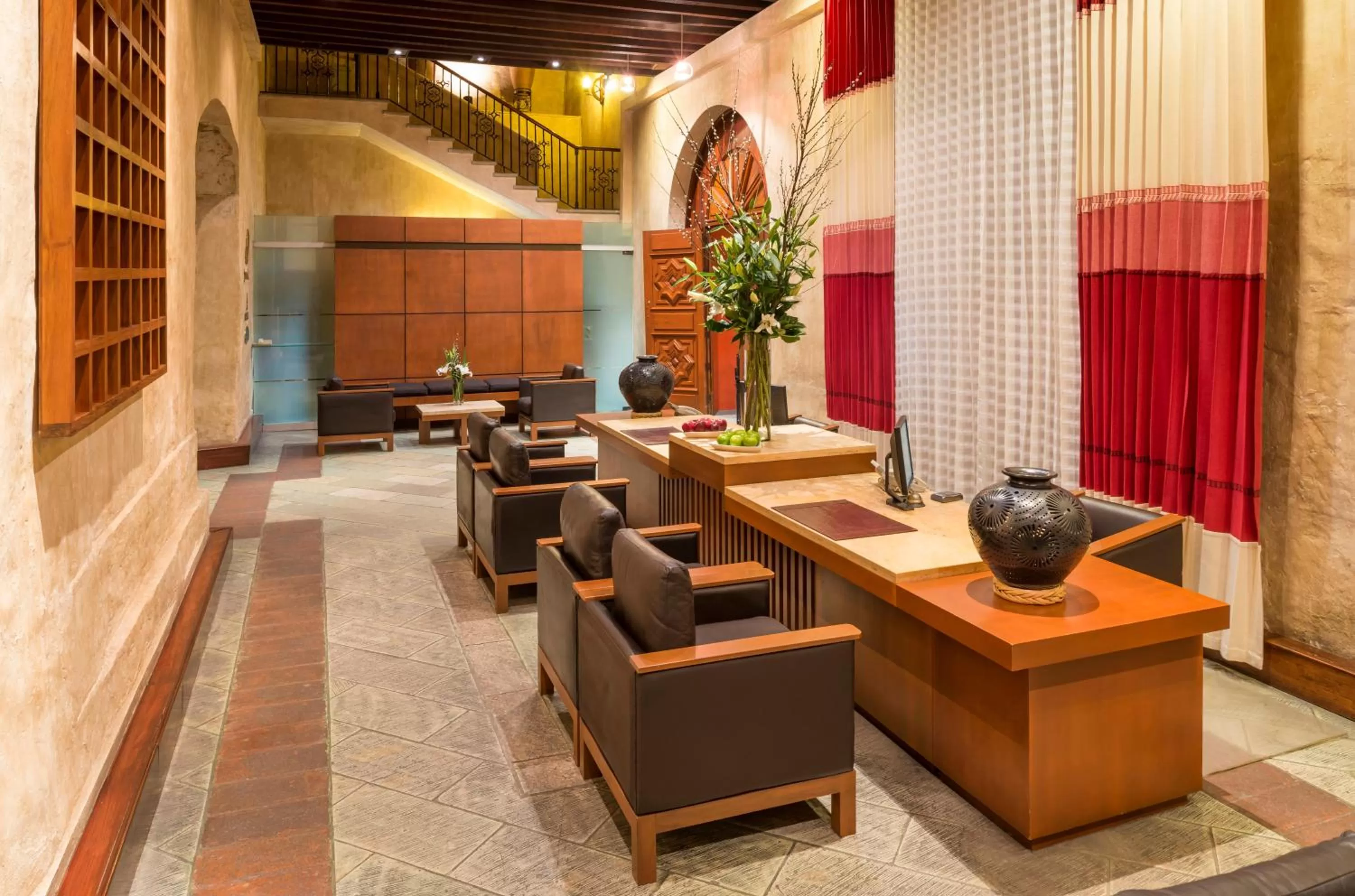 Lobby or reception in Quinta Real Oaxaca