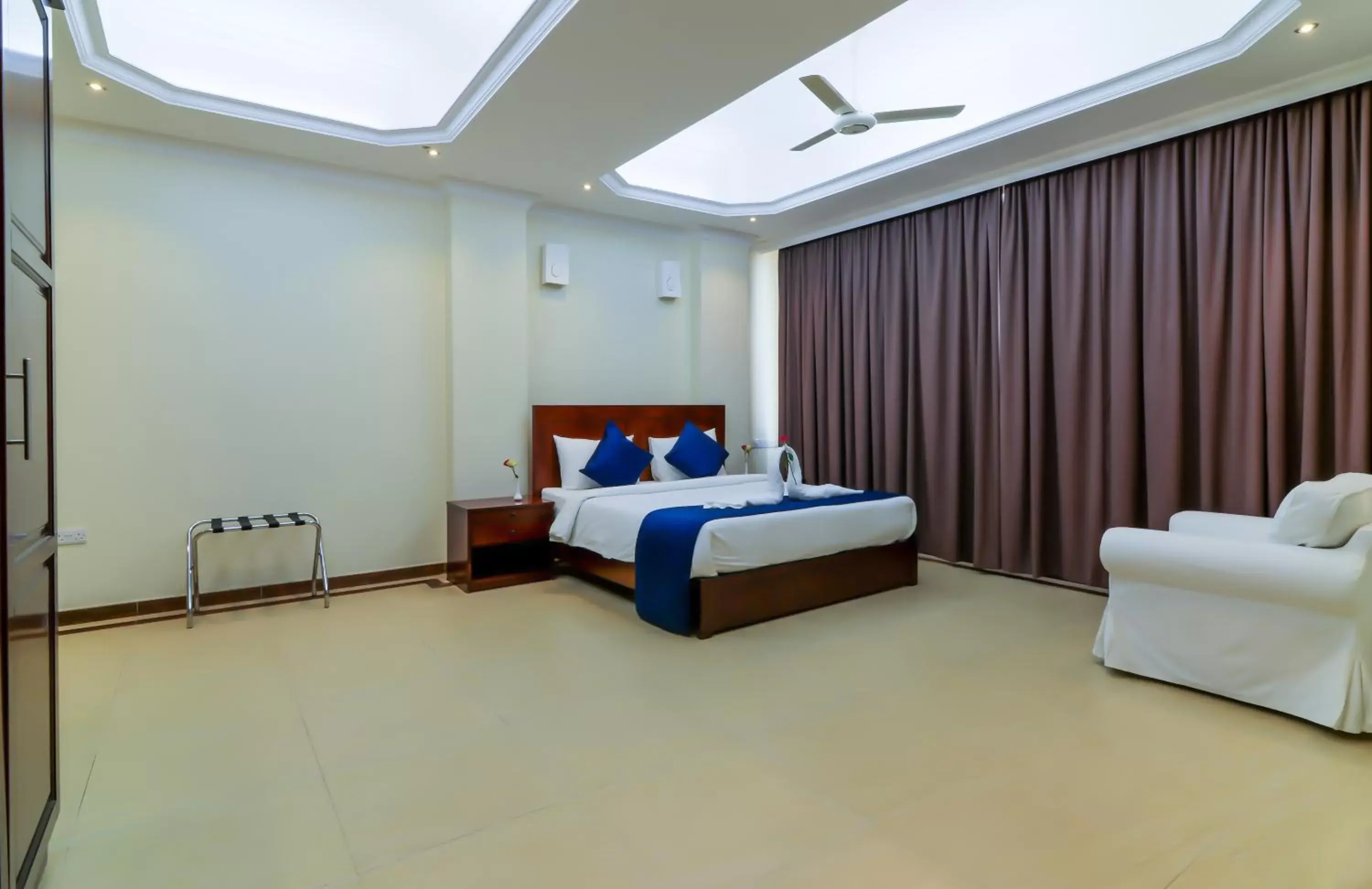 Bedroom in Tanzanite Executive Suites