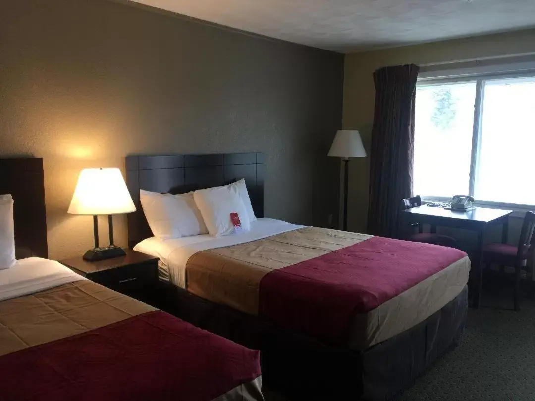 Bed in Econo Lodge Inn & Suites Munising Area