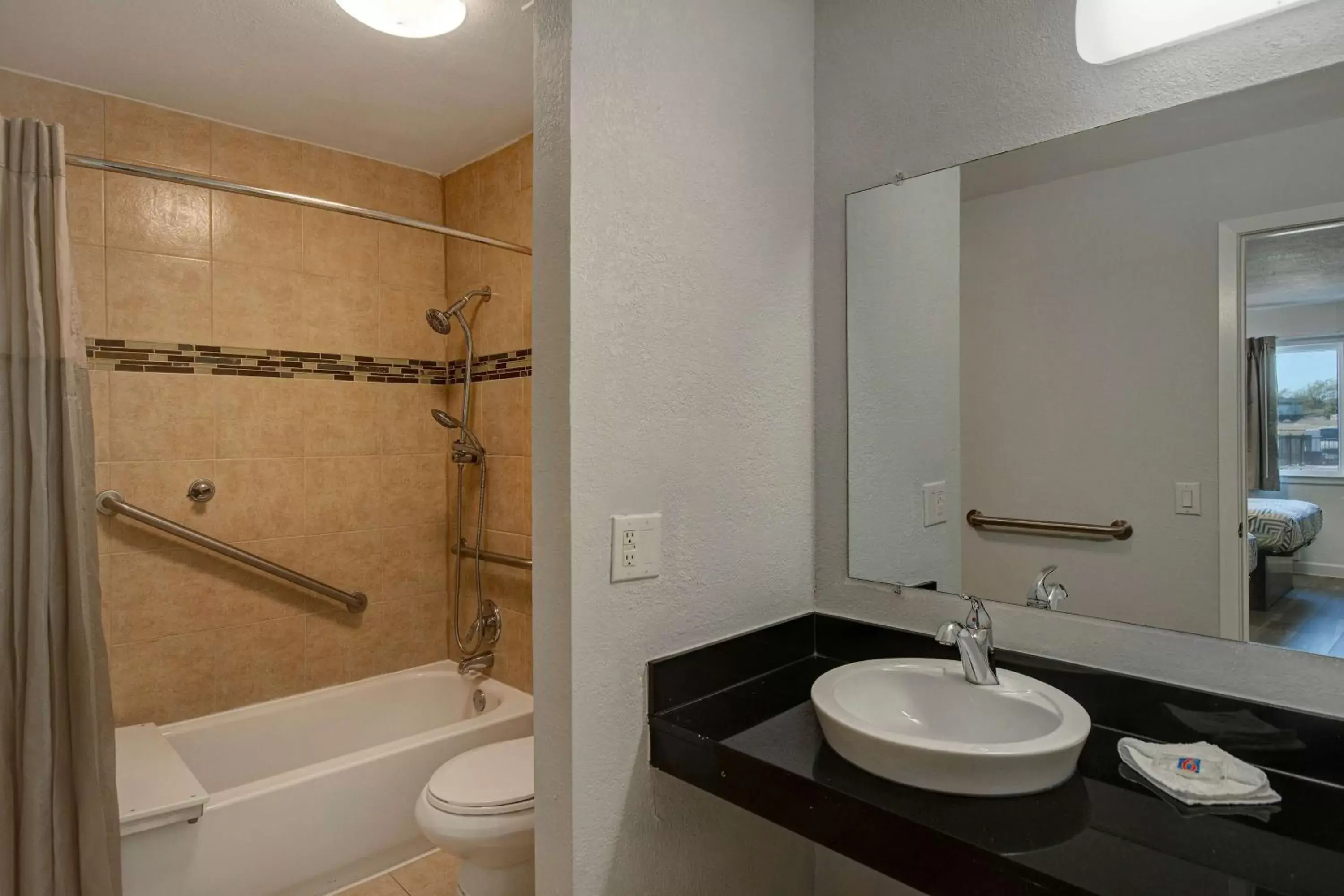 Bathroom in Motel 6-Fort Worth, TX - Convention Center