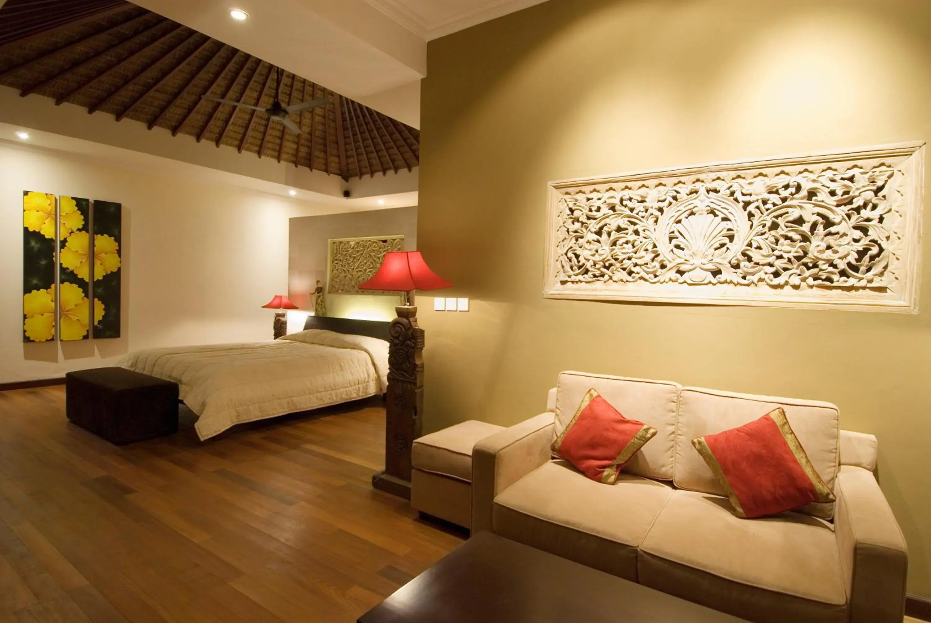 Bedroom, Bed in Ellora Villas