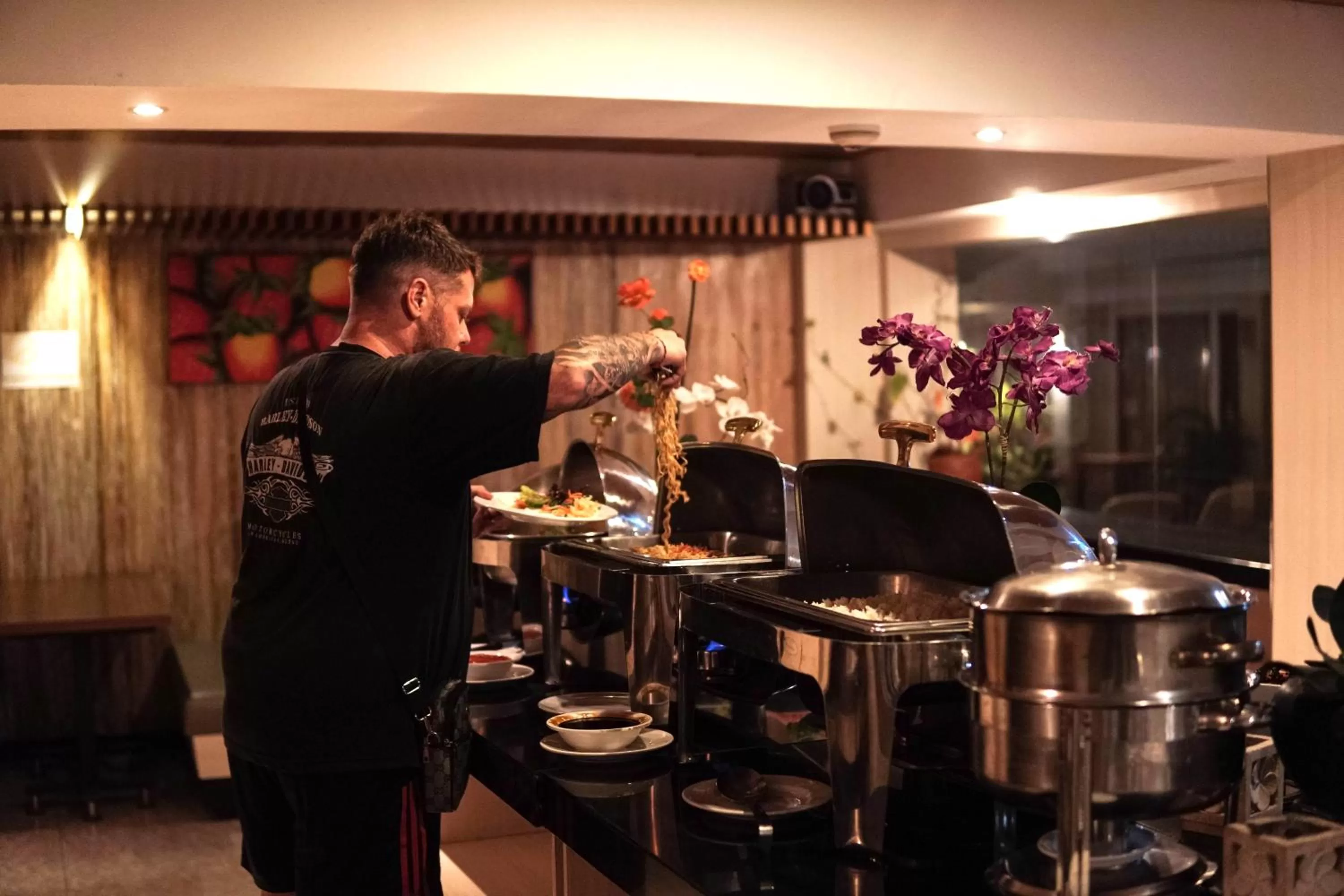 Food in The Sun Hotel & Spa Legian