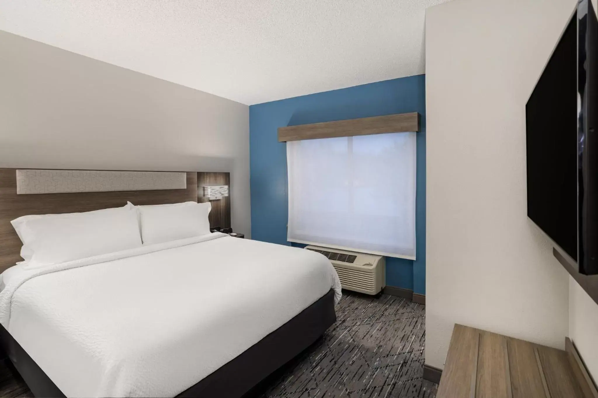 Bedroom, Bed in Holiday Inn Express and Suites Tampa I-75 at Bruce B. Downs, an IHG Hotel