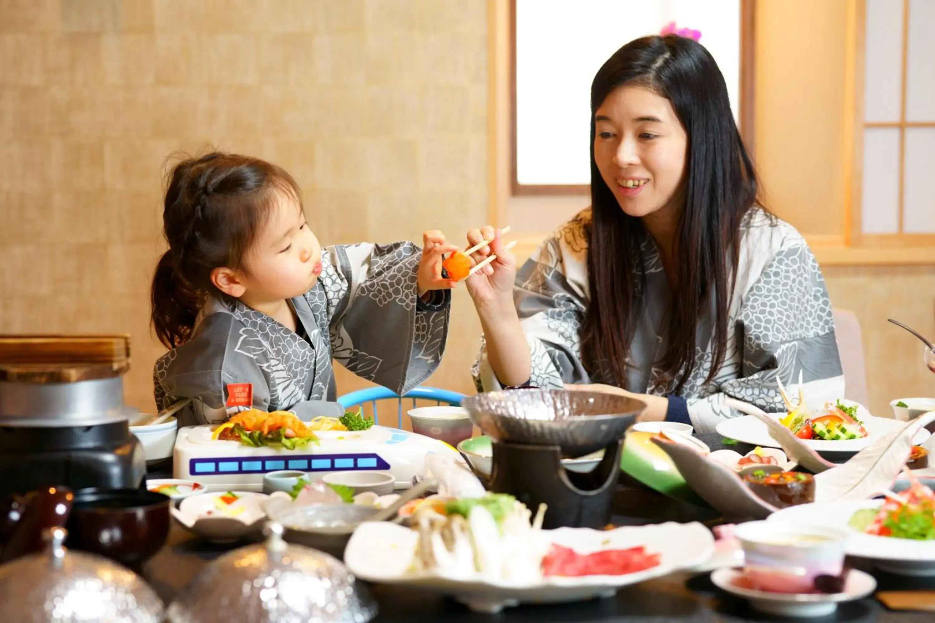 People in Ryochiku Bettei Hotel