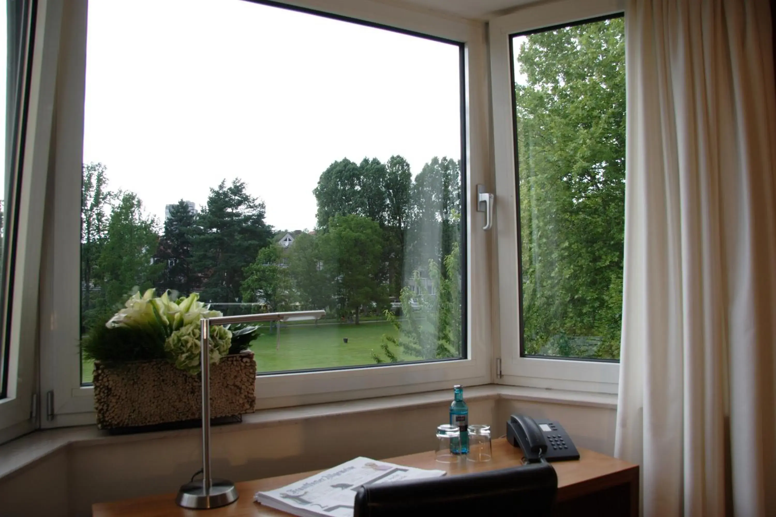 Garden view in Hotel Bonjour