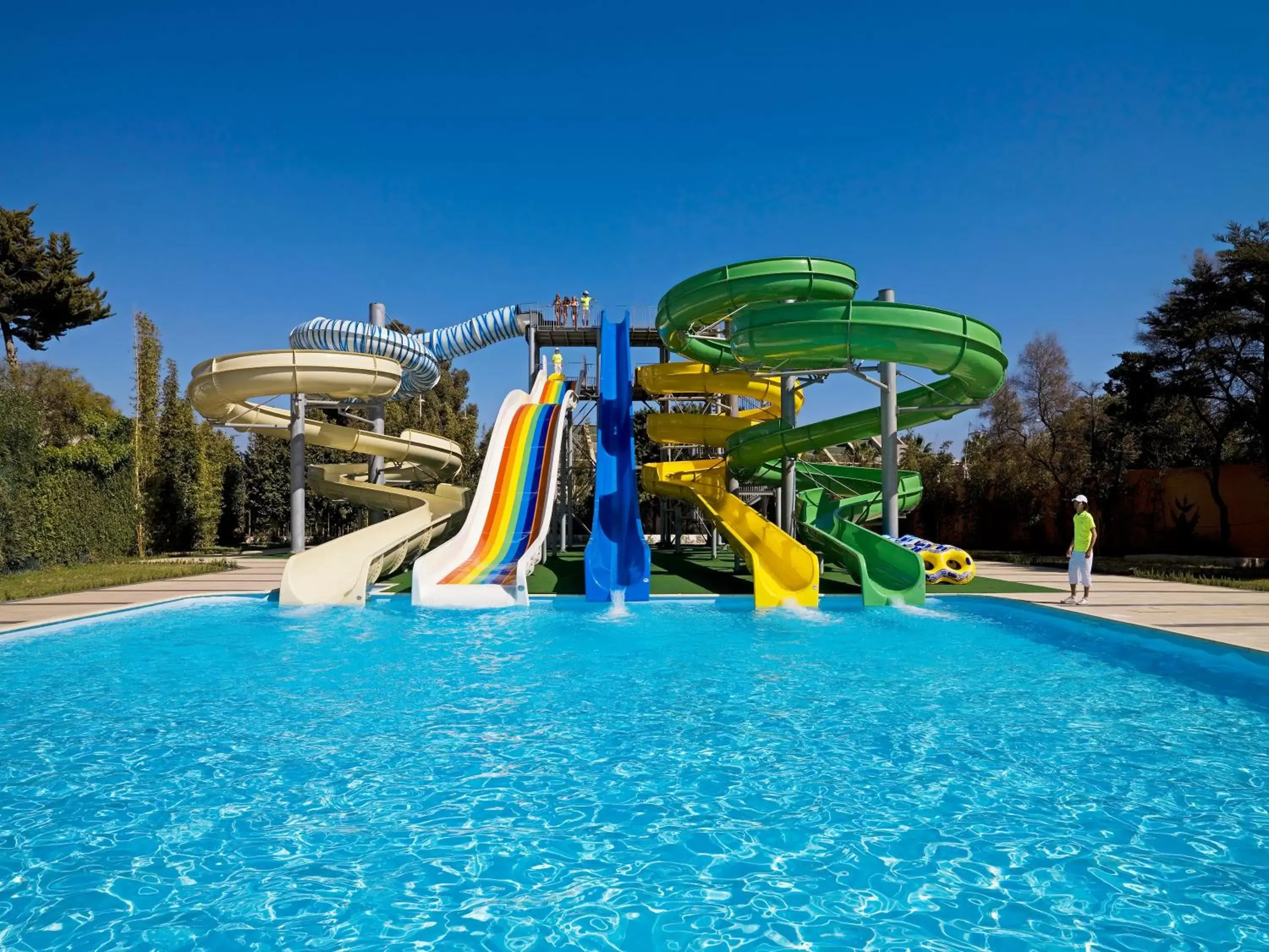 Aqua park, Water Park in Atlas Amadil Beach Hotel