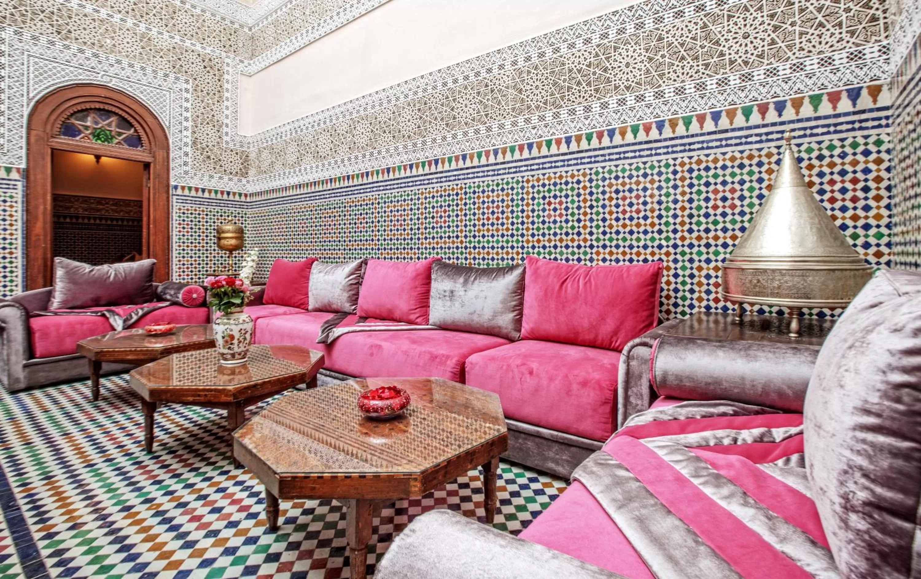 Living room in Riad Dar Essalam