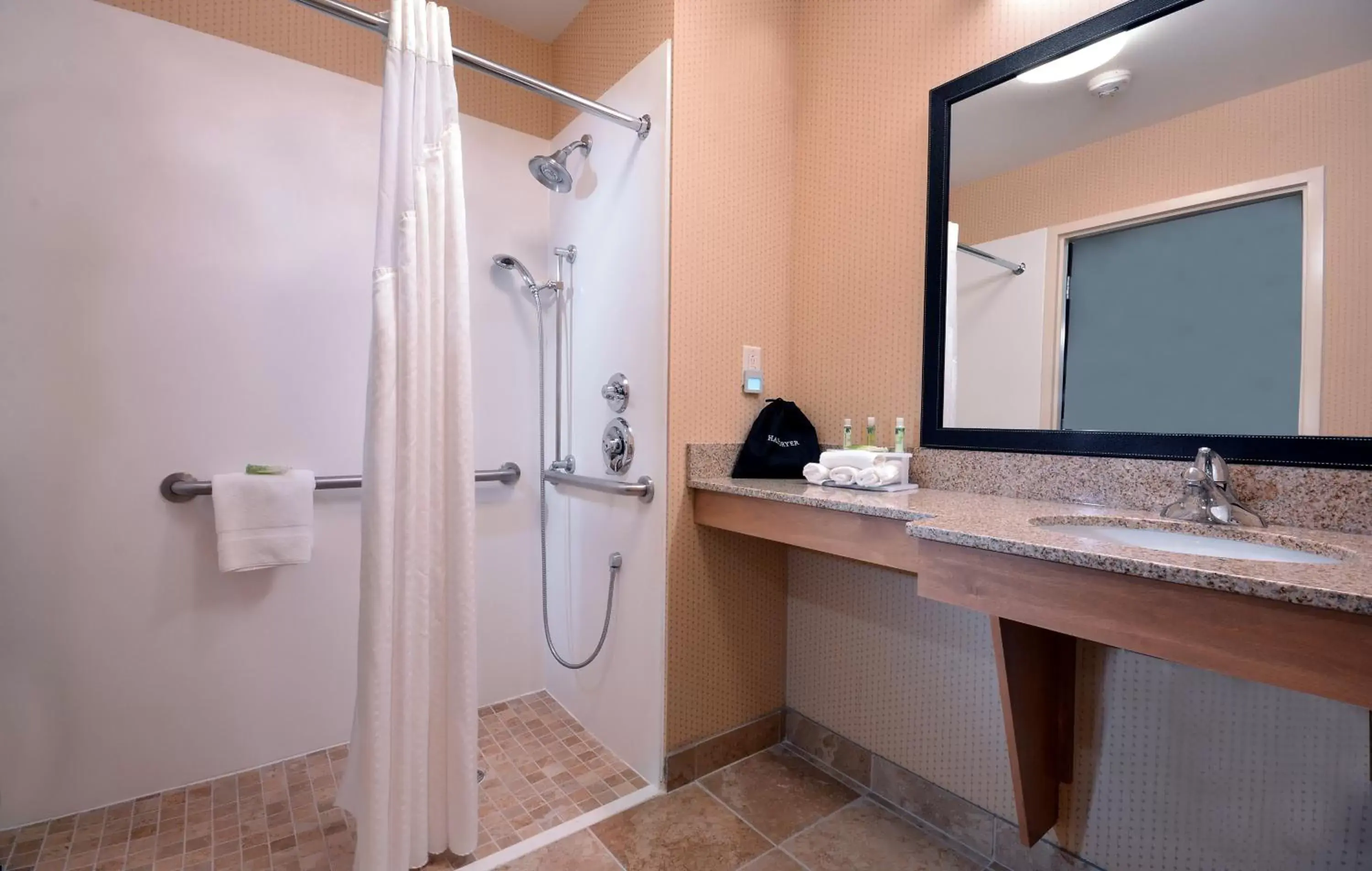 Bathroom, Coffee/Tea Facilities in Holiday Inn Express Hotel & Suites High Point South, an IHG Hotel