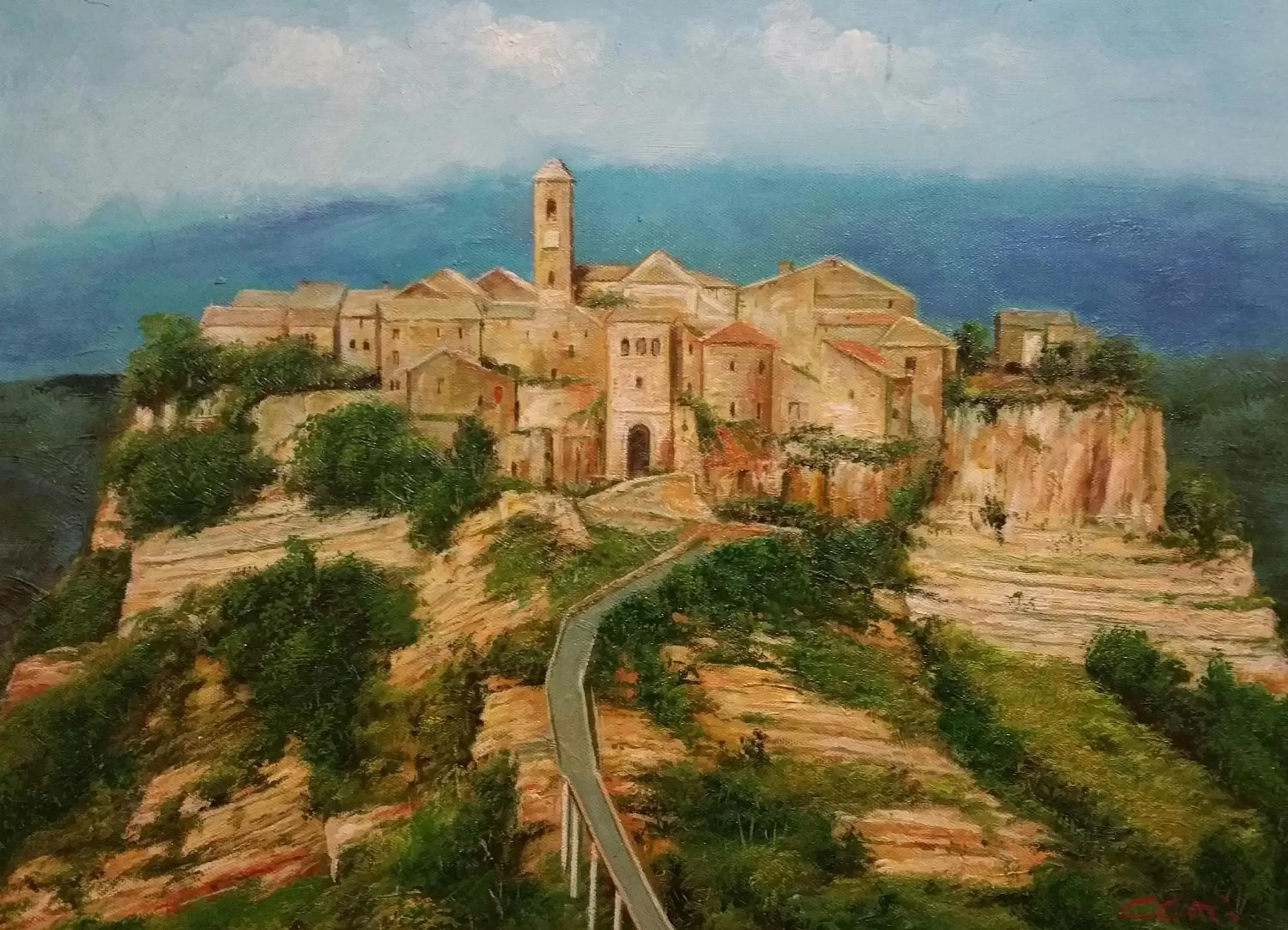 Nearby landmark, Bird's-eye View in Civita Nova