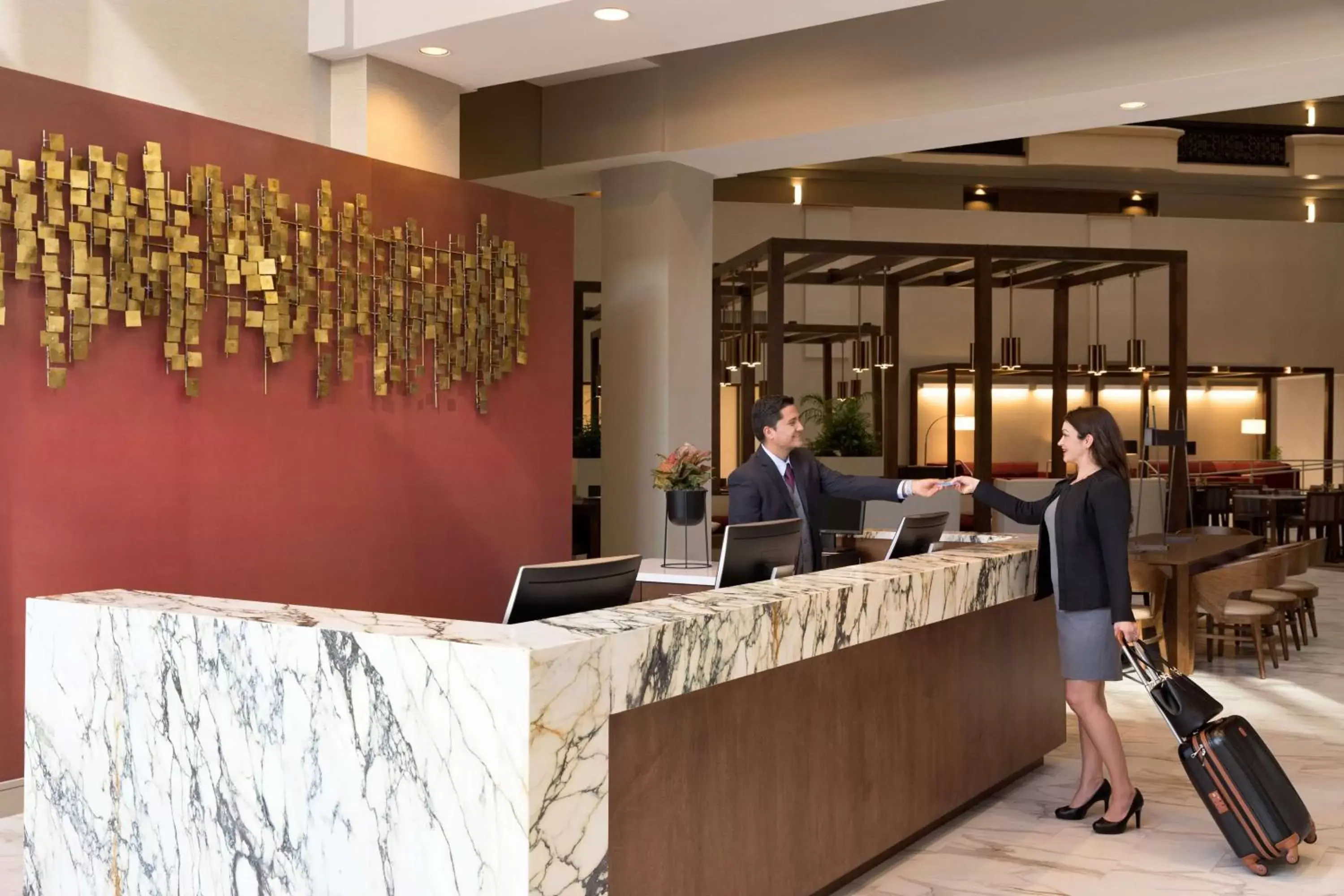 Lobby or reception in Embassy Suites by Hilton Phoenix Downtown North