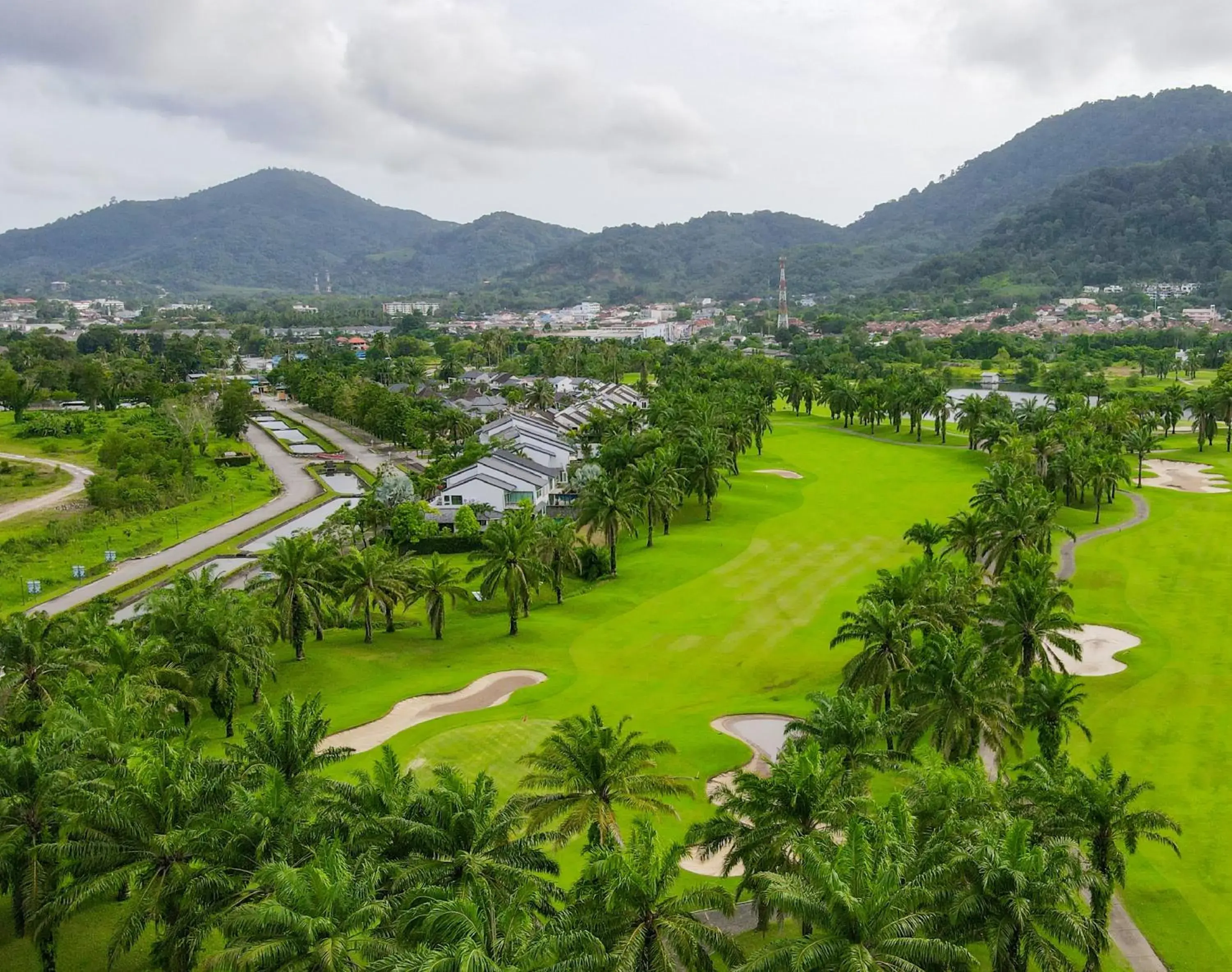Bird's eye view in Tinidee Golf Resort Phuket Bird's eye view in Tinidee Golf Resort Phuket