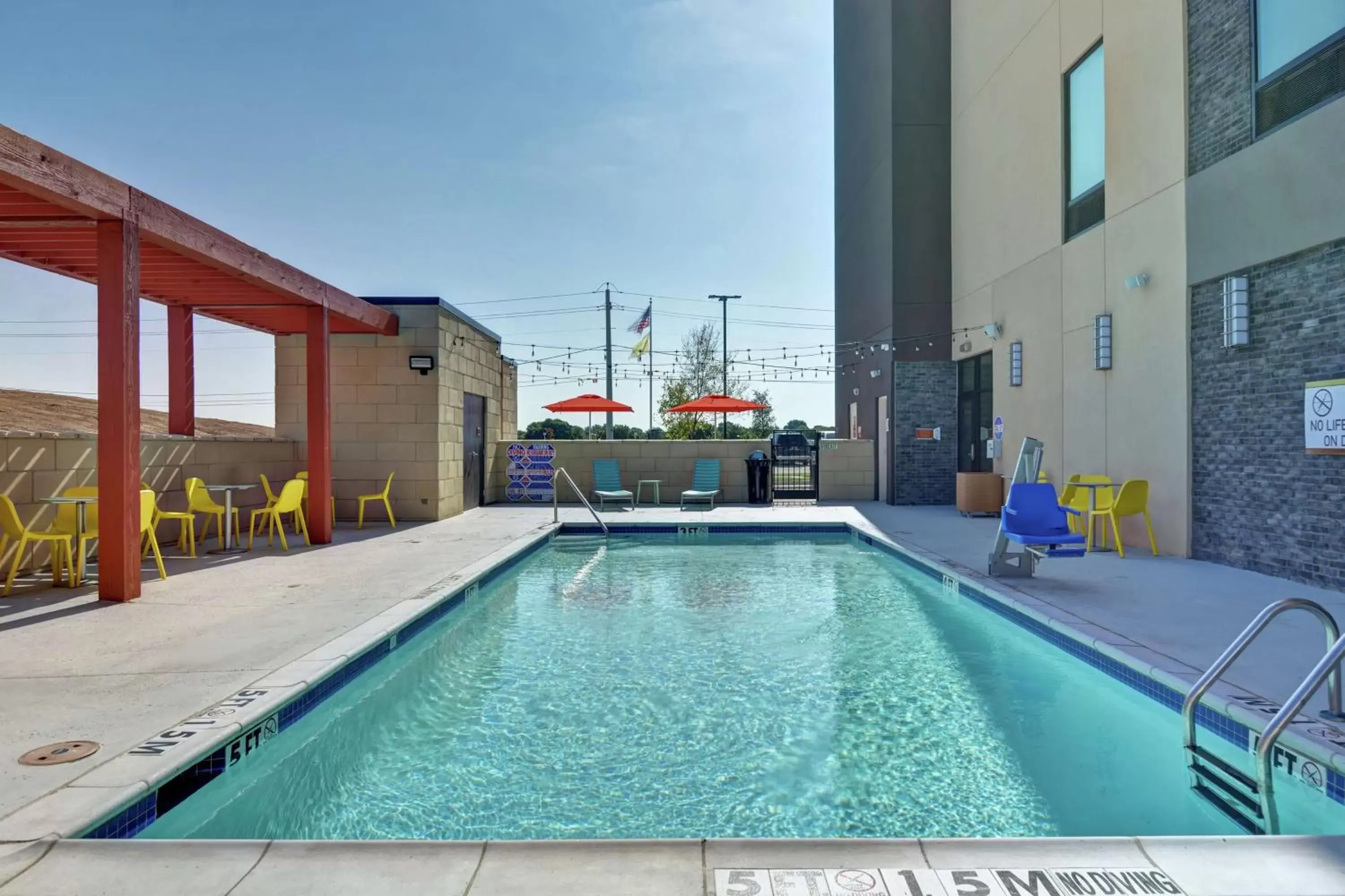 Pool view, Swimming Pool in Home2 Suites By Hilton McKinney