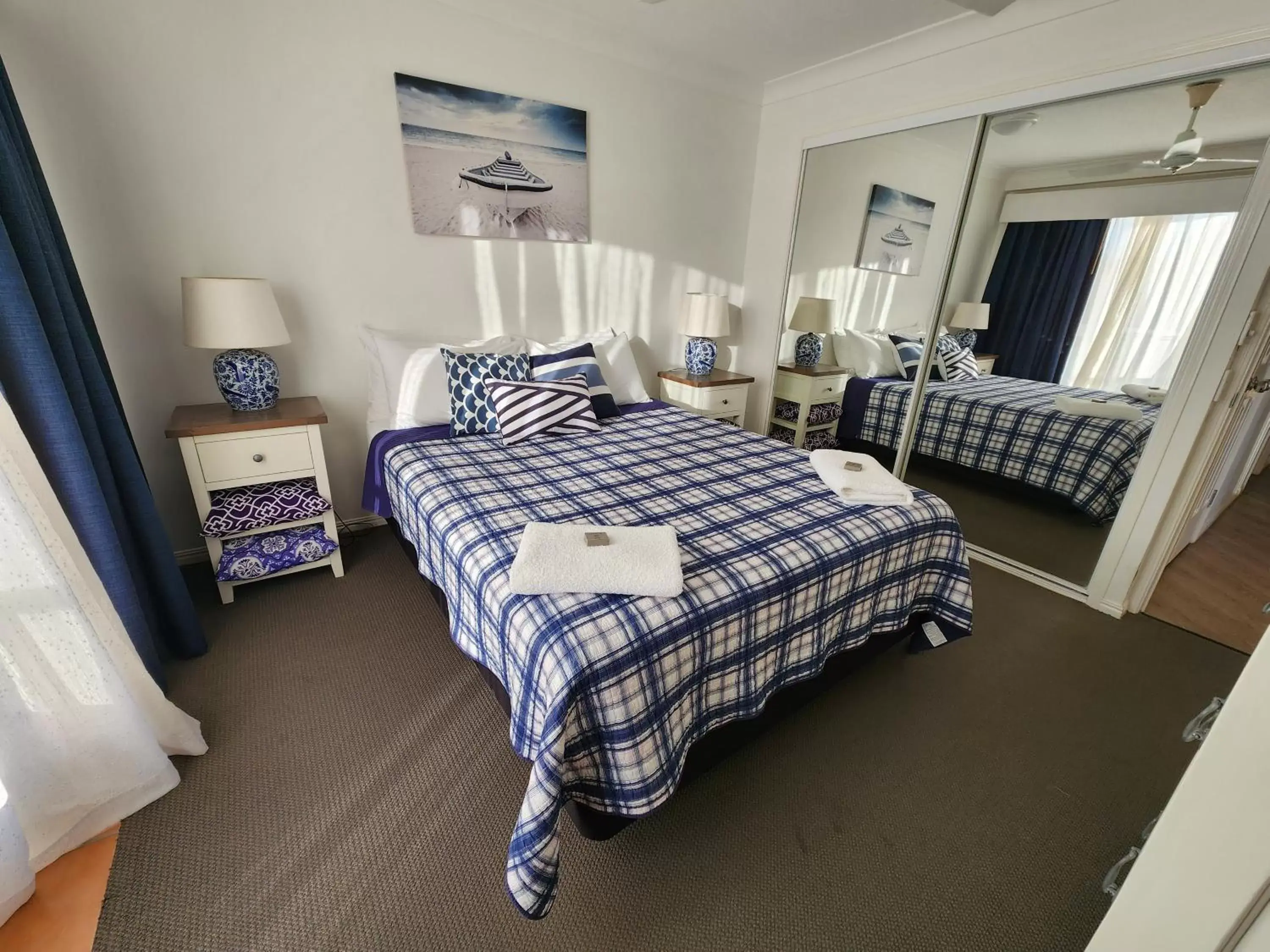 Bed in Fairways Golf & Beach Retreat Bribie Island