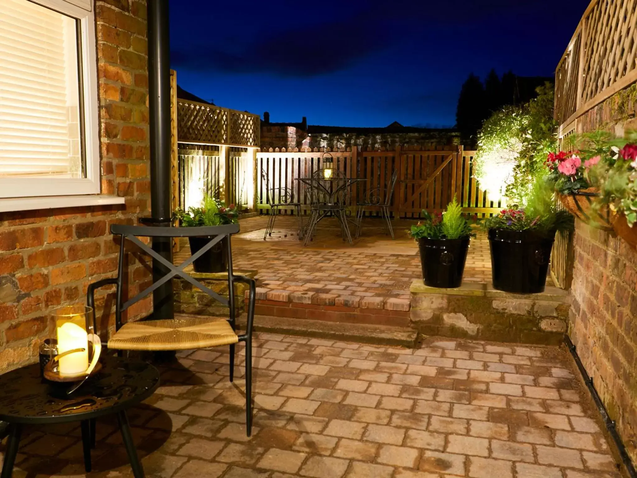 Patio in The Plough, Scalby