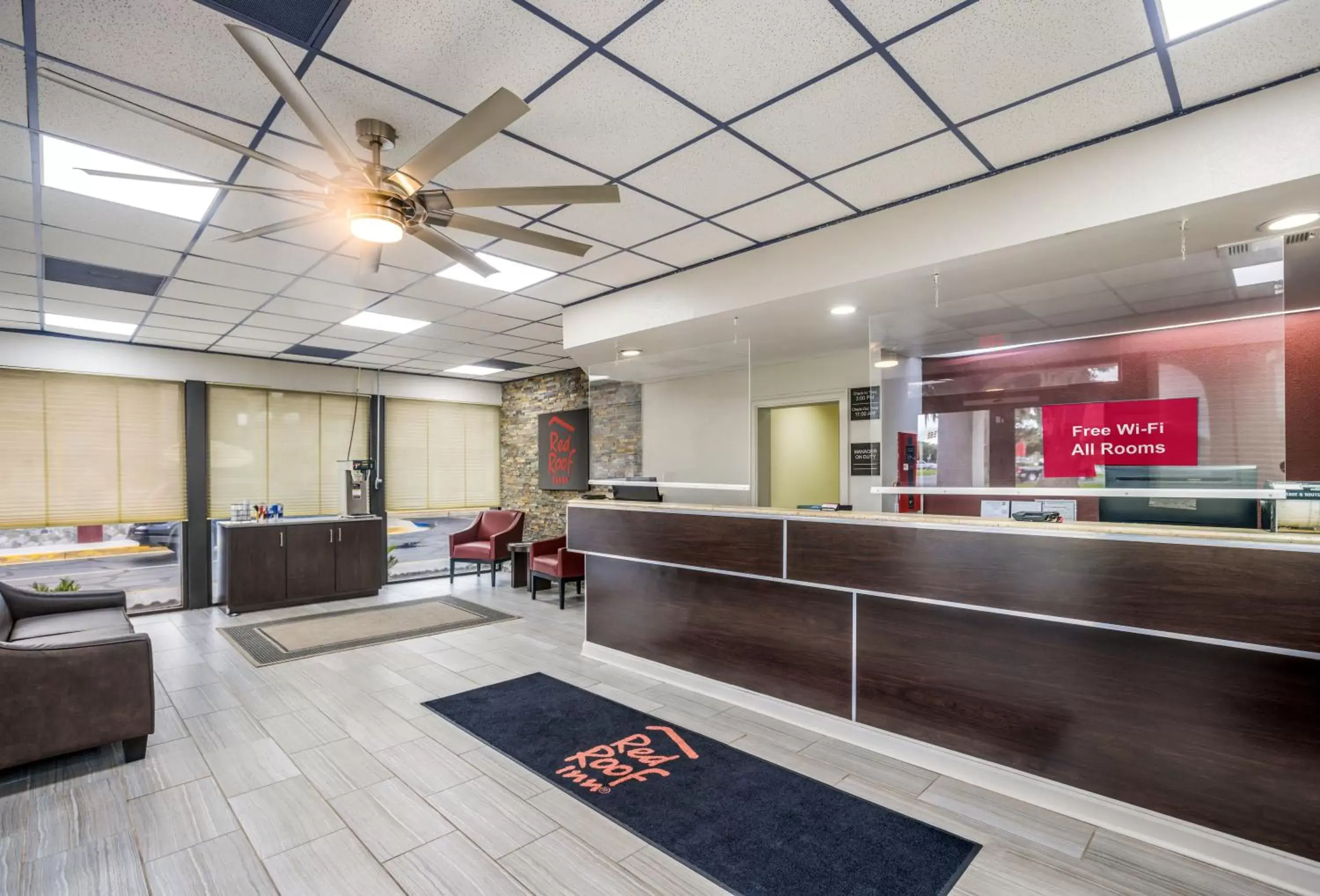 Lobby or reception, Lobby/Reception in Red Roof Inn Savannah – Southside/Midtown