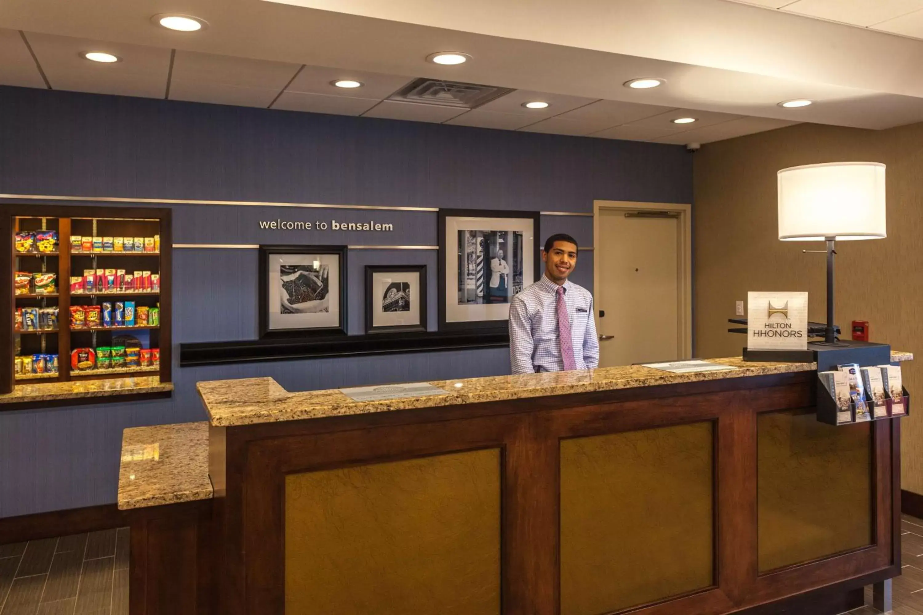 Lobby or reception, Lobby/Reception in Hampton Inn & Suites Philadelphia/Bensalem