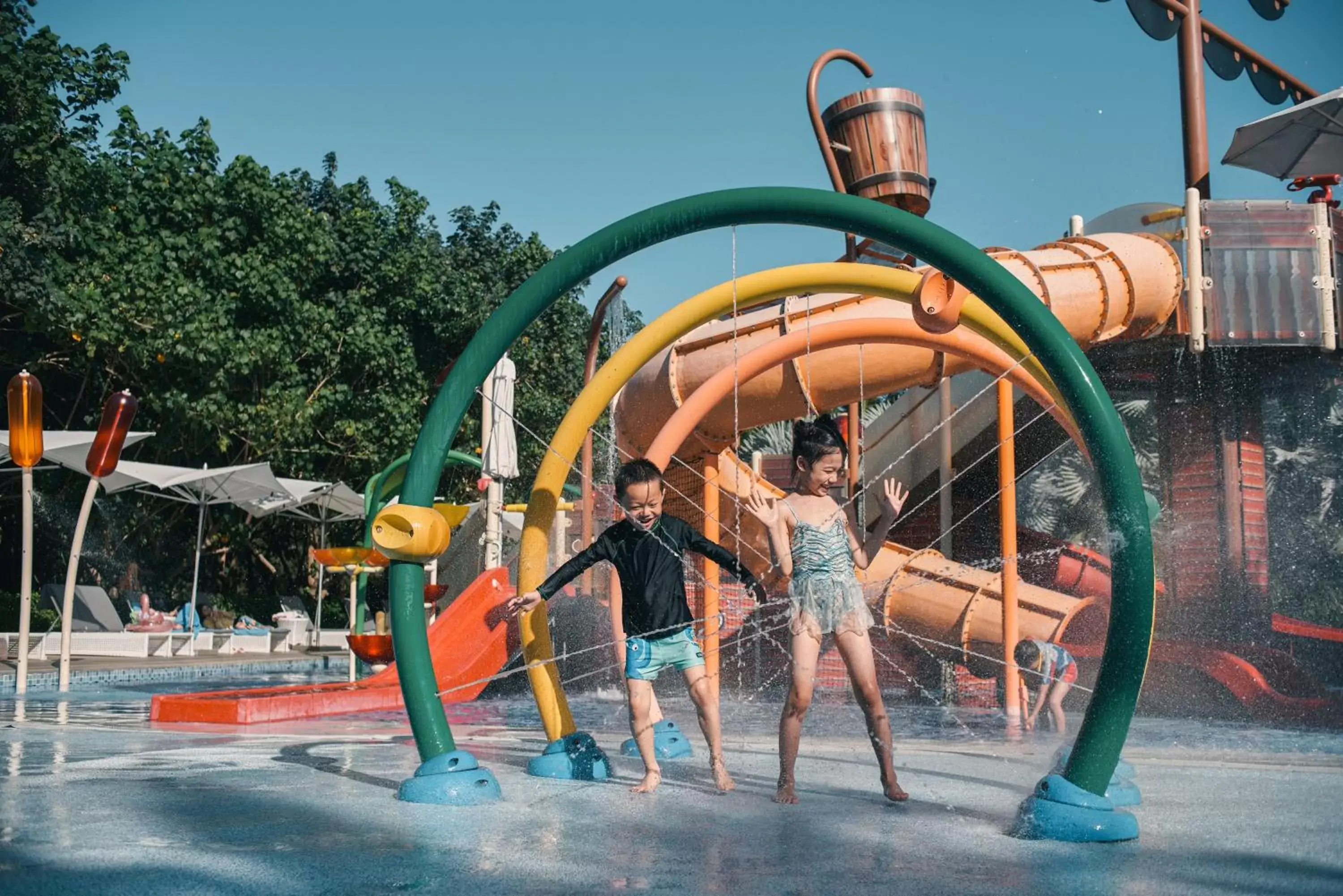 Swimming pool, Water Park in Crowne Plaza Sanya Haitang Bay Resort, an IHG Hotel