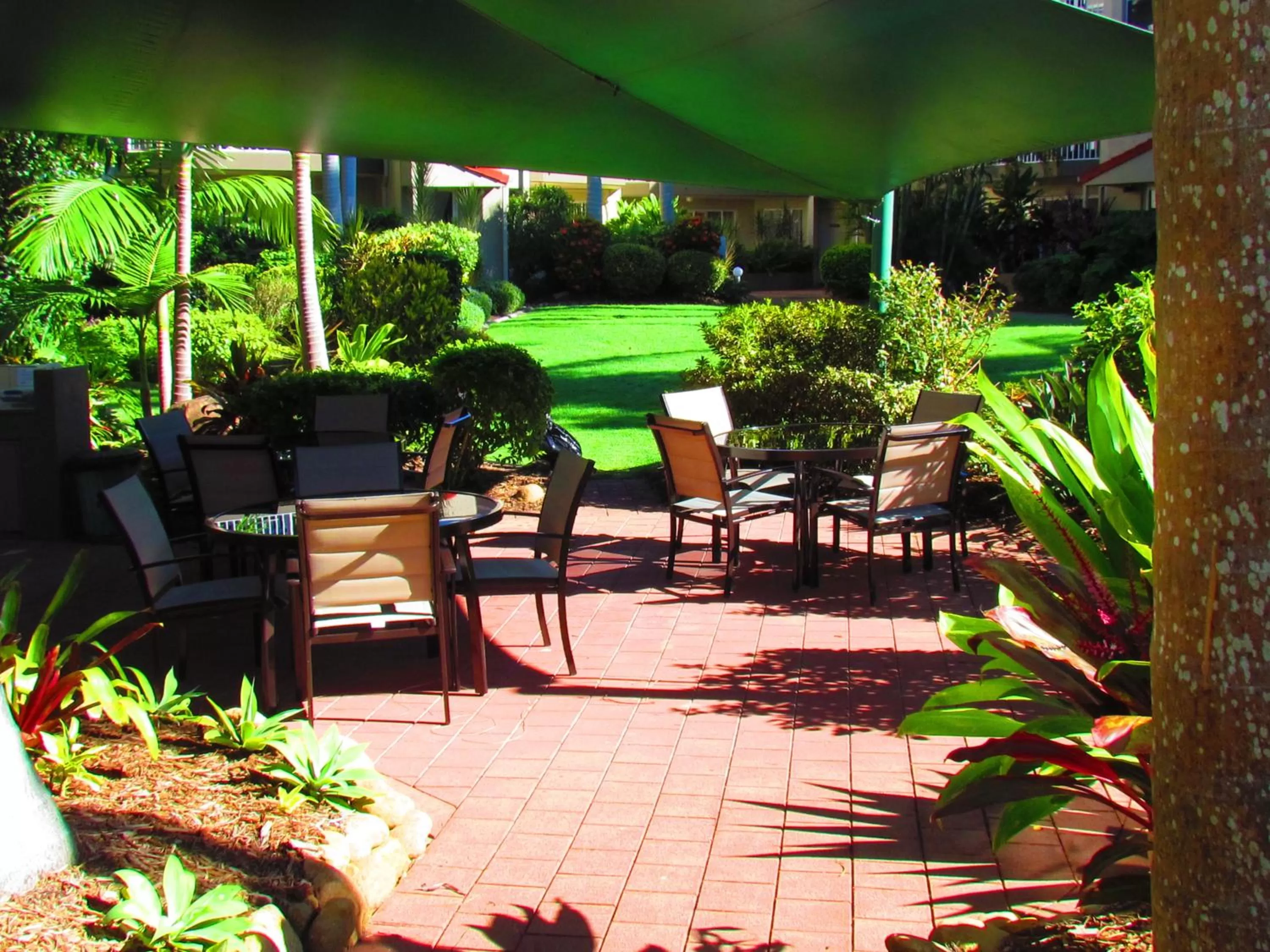 BBQ facilities in Bayview Waters Apartments