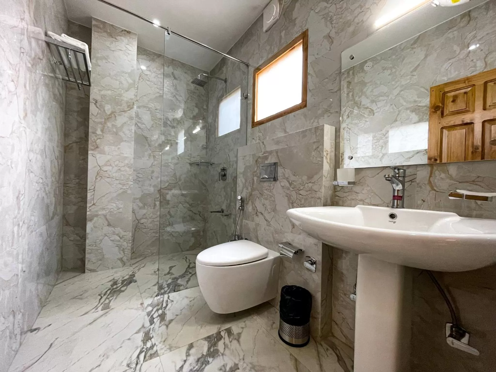 Shower in The Wild Yak