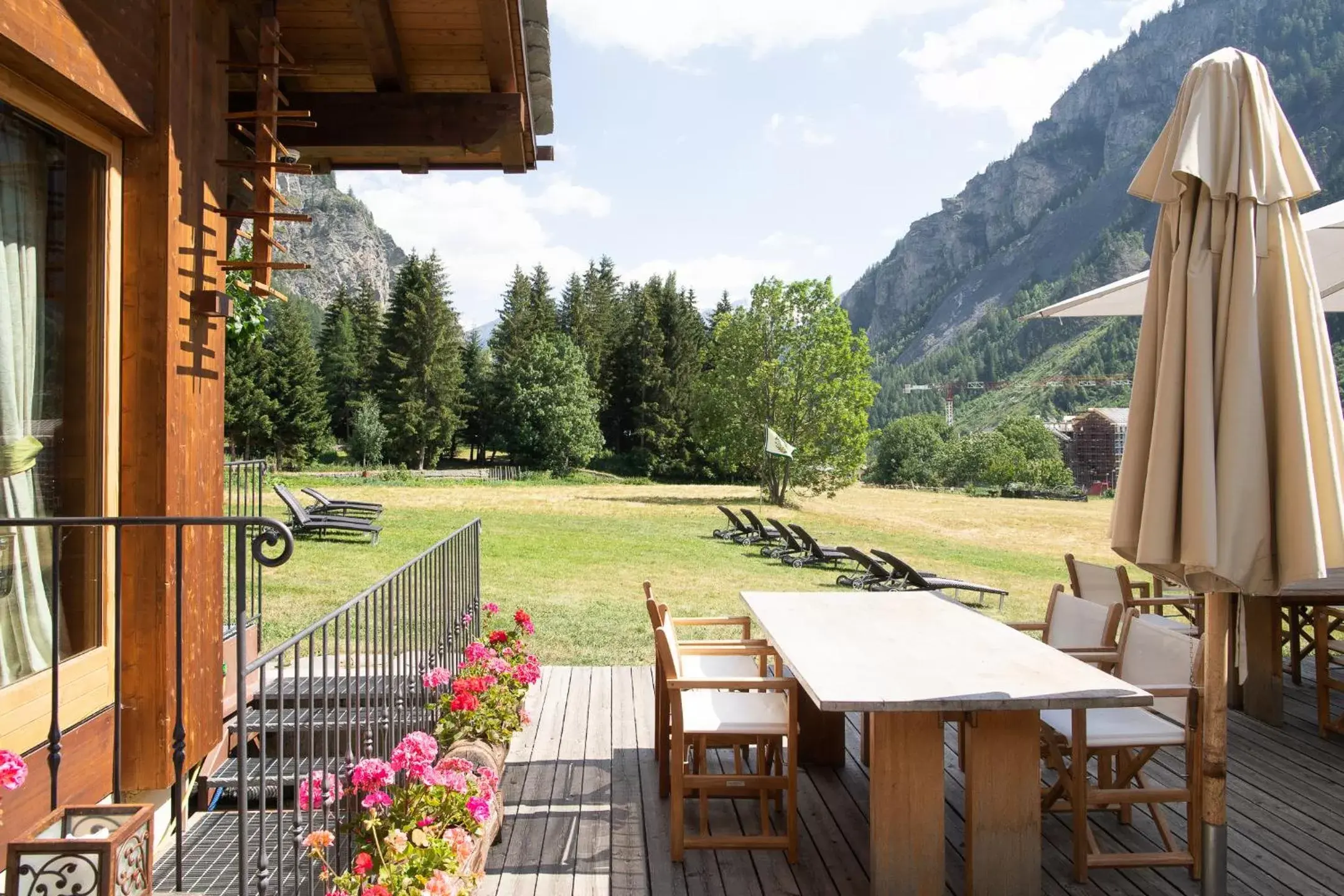 Garden in Auberge de La Maison