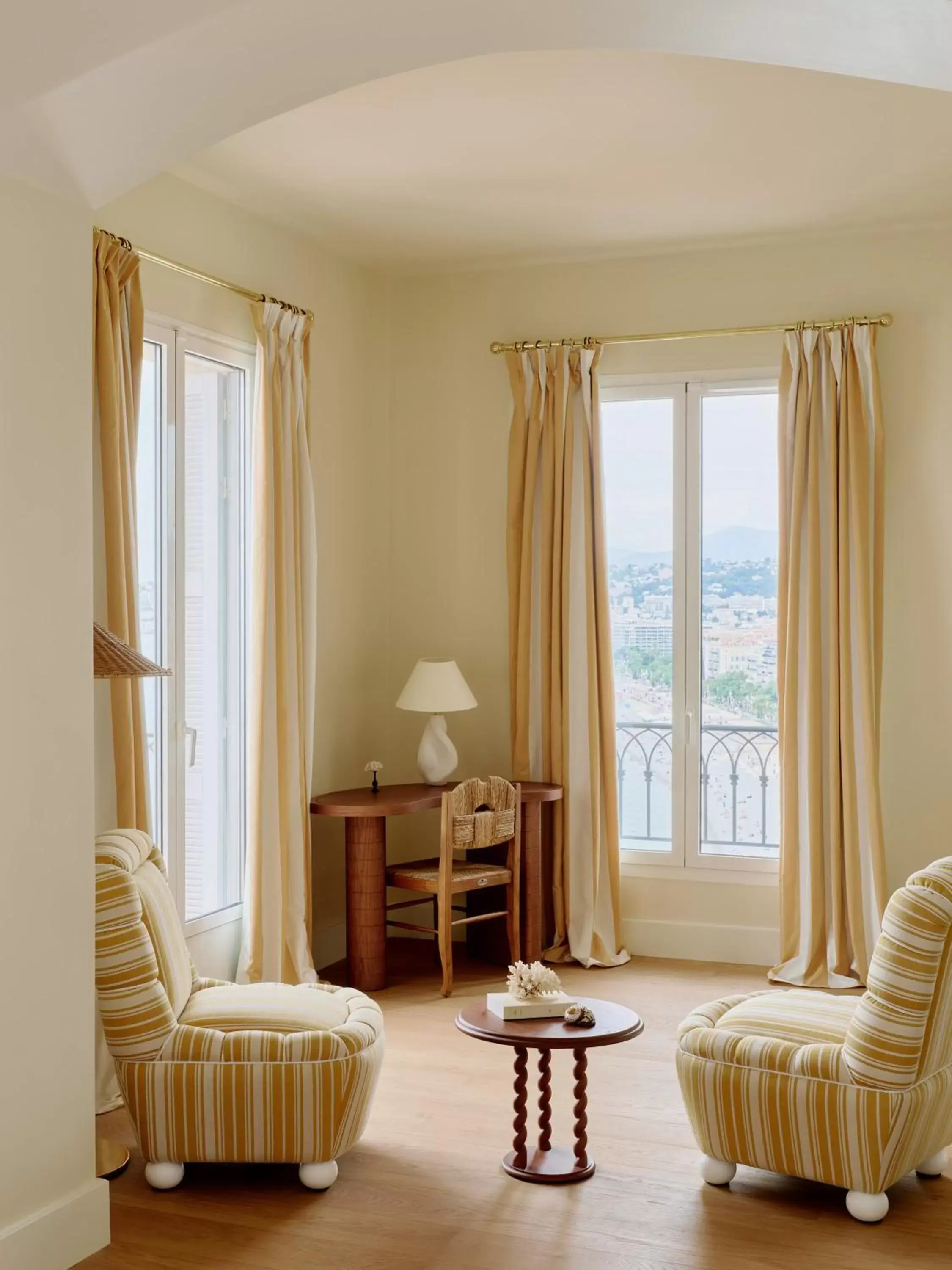 View (from property/room), Seating Area in Hôtel La Pérouse Nice Baie des Anges - Recently fully renovated