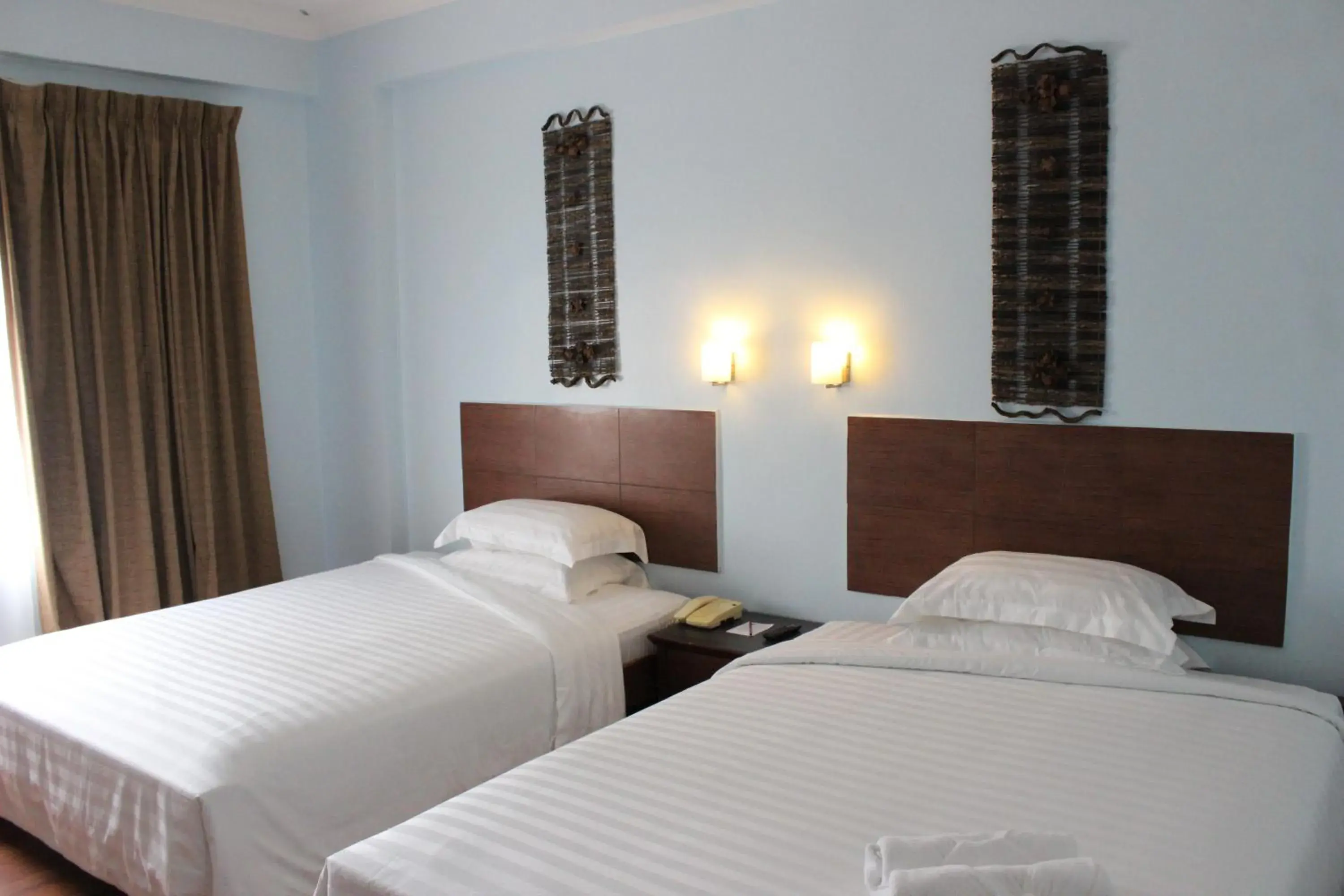Bed in Hotel Maluri