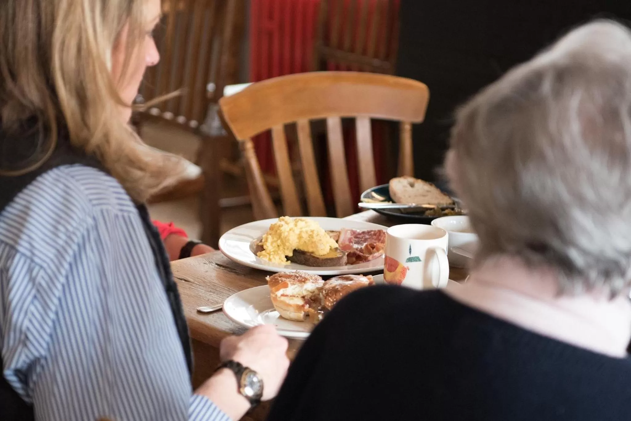 English/Irish breakfast in Helen Browning's Royal Oak