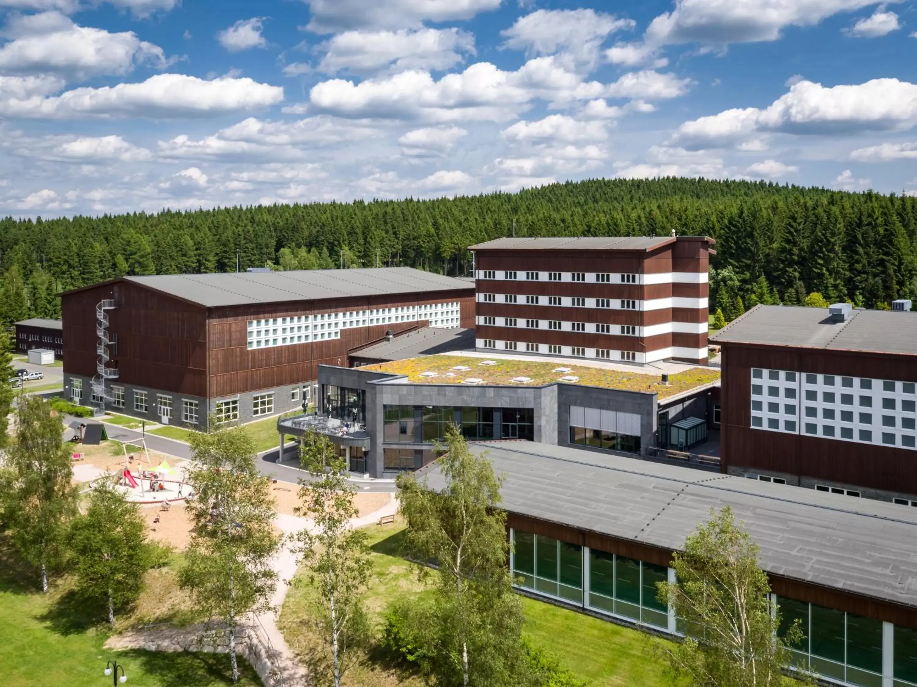 Property building, Bird's-eye View in Sportpark Rabenberg