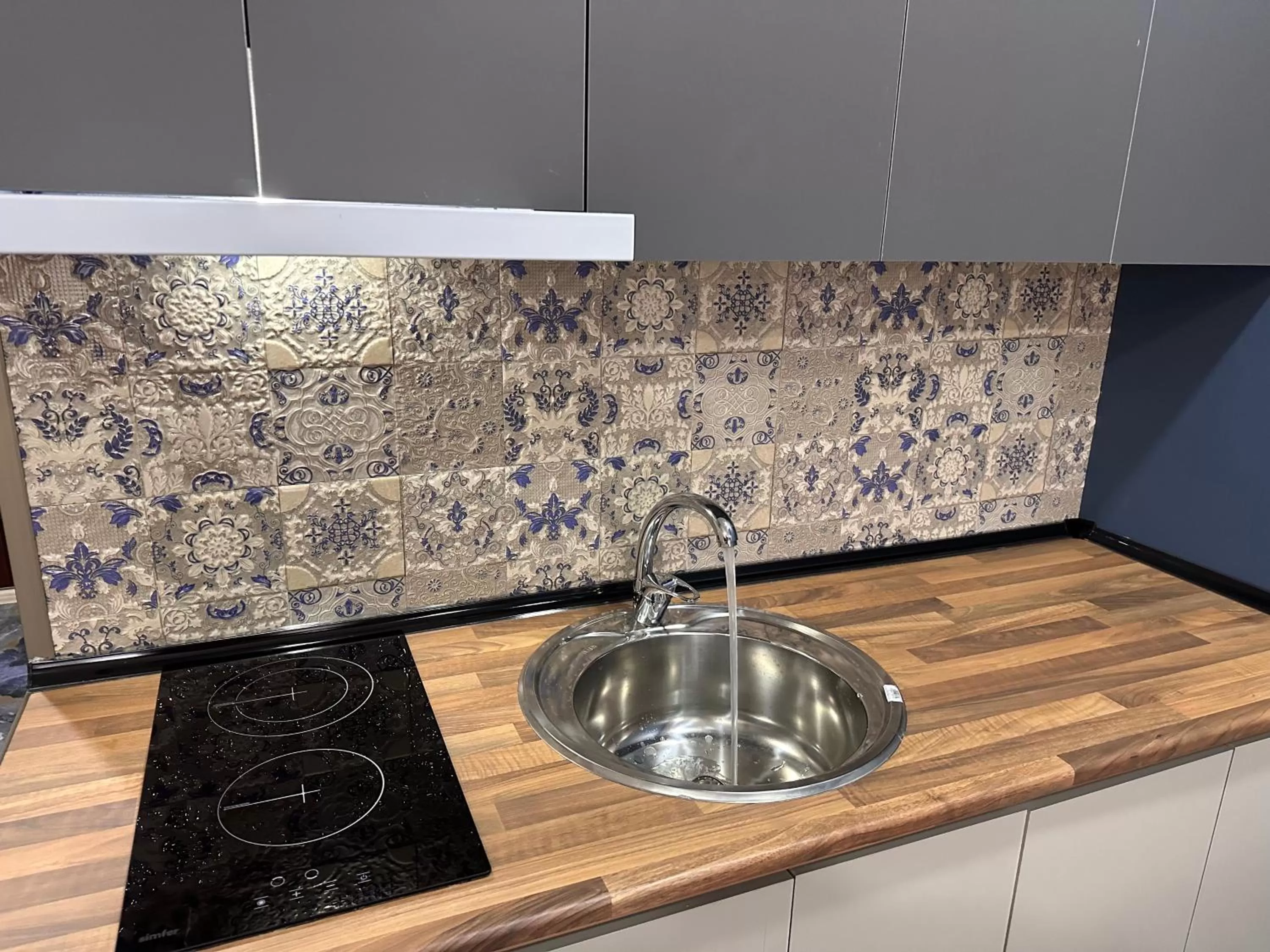 Kitchen or kitchenette in Aparthotel costa