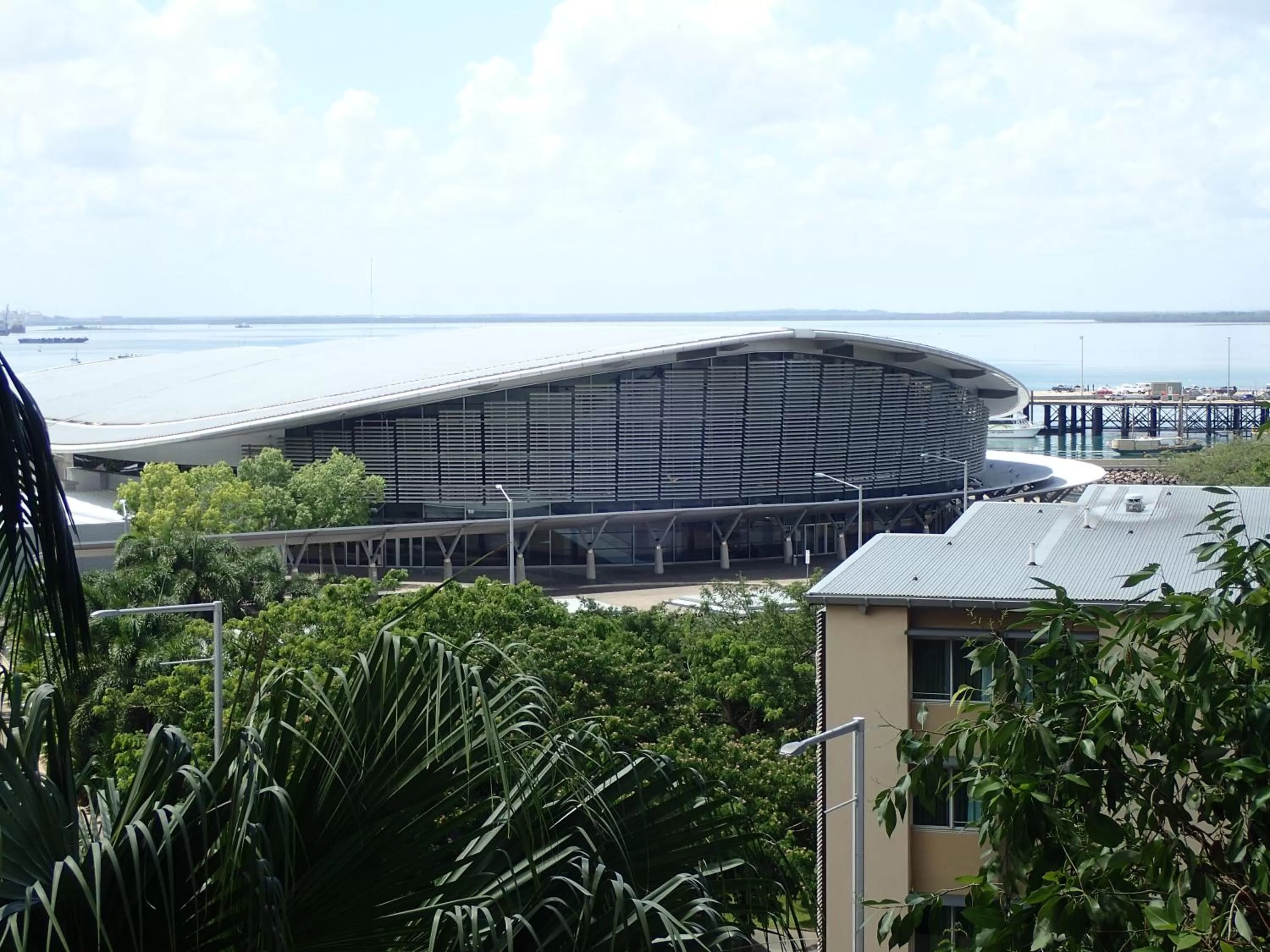 Evening entertainment, Property Building in Darwin Deluxe Apartments