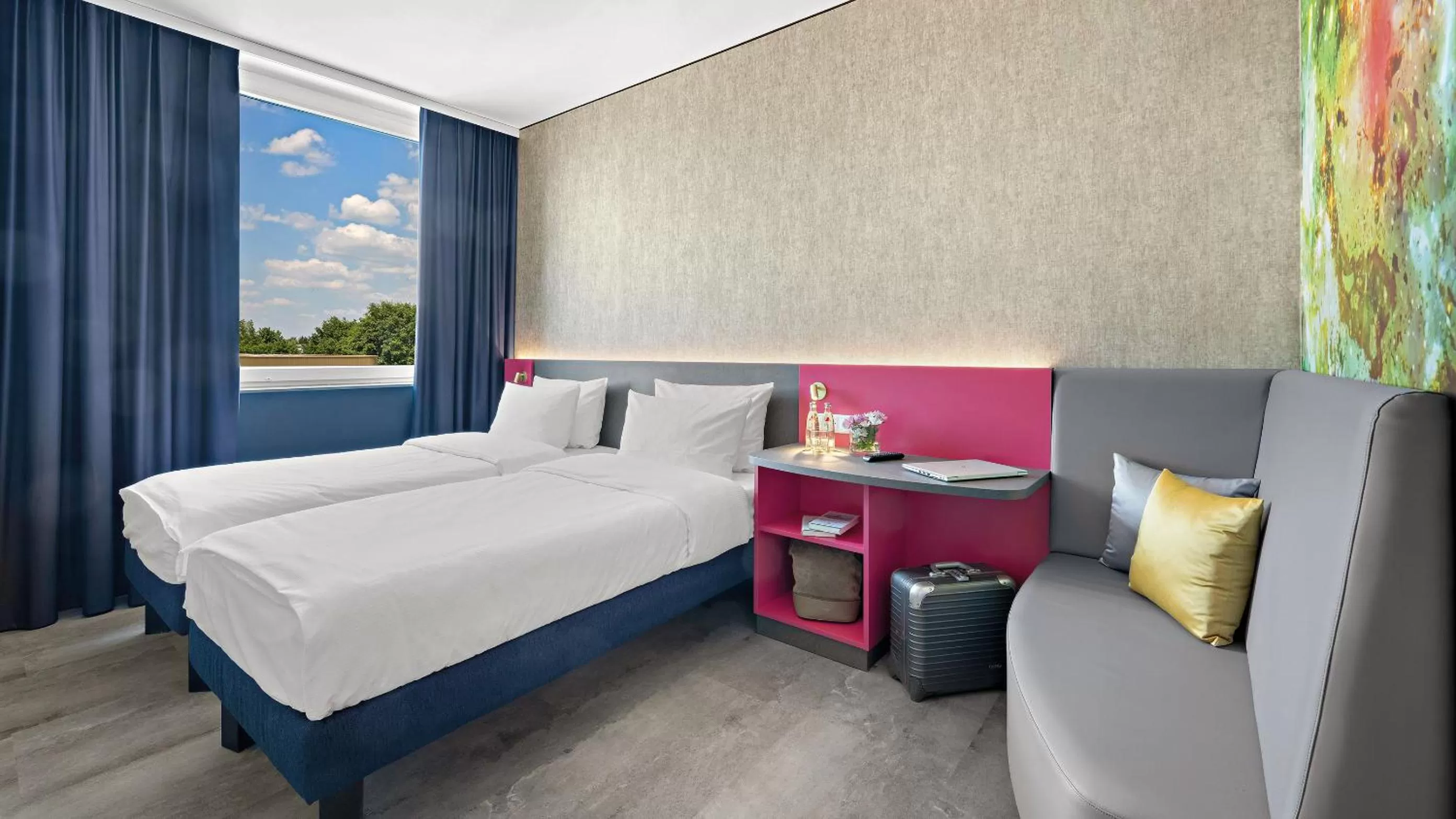 Bedroom, Bed in Hey Lou Hotel Nördlingen