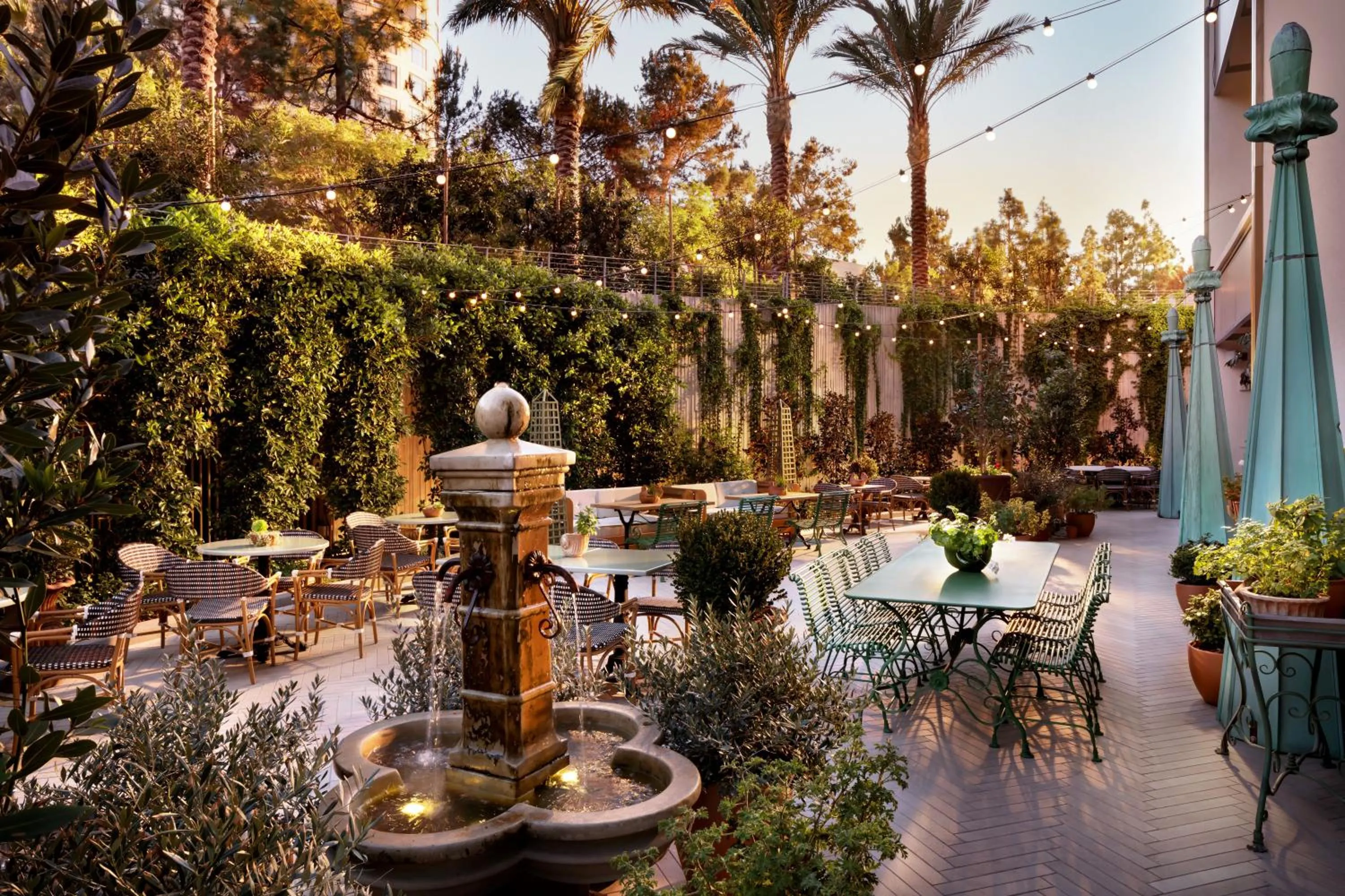 Patio in Fairmont Century Plaza Los Angeles at Beverly Hills