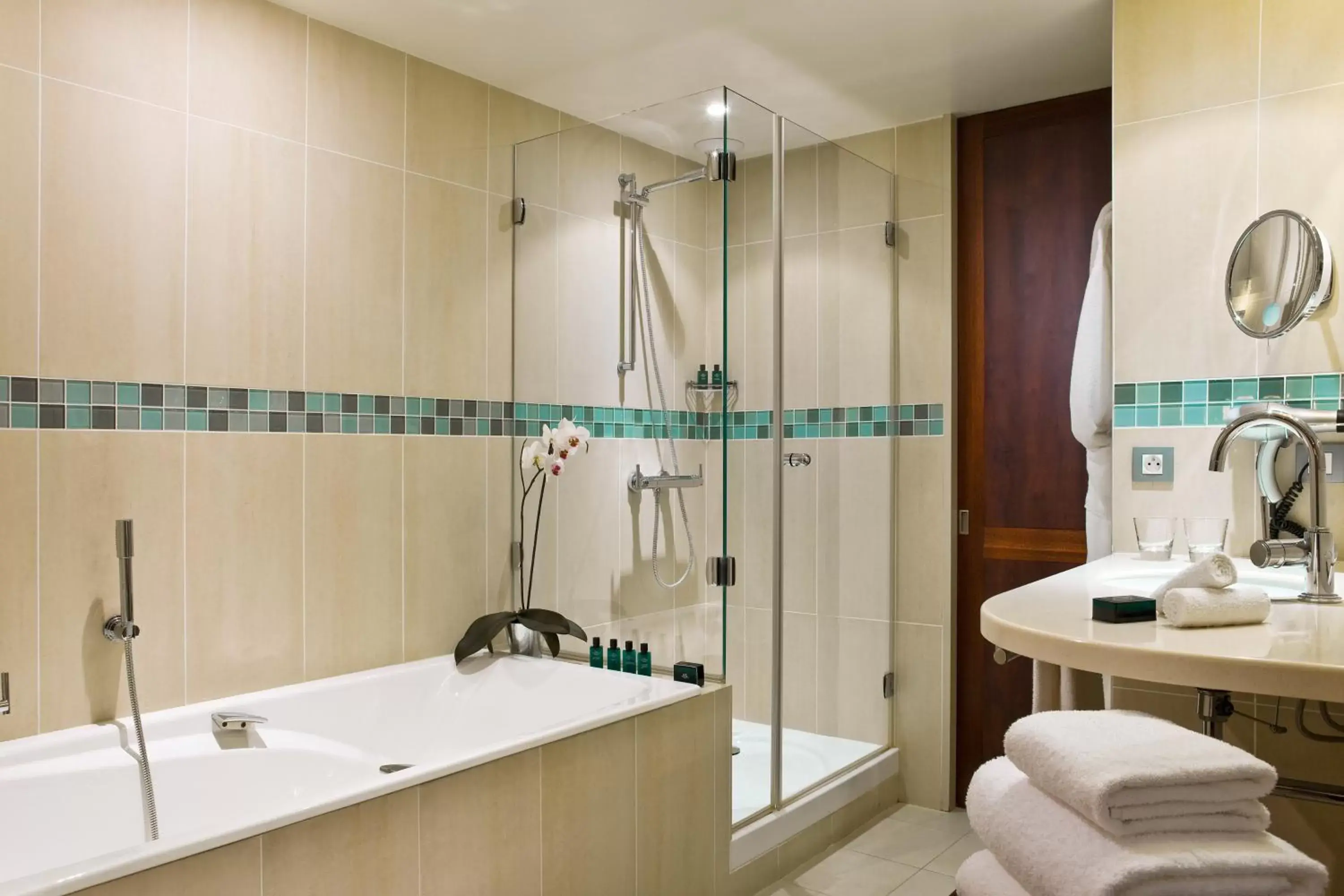 Shower, Bathroom in Sofitel Marseille Vieux-Port