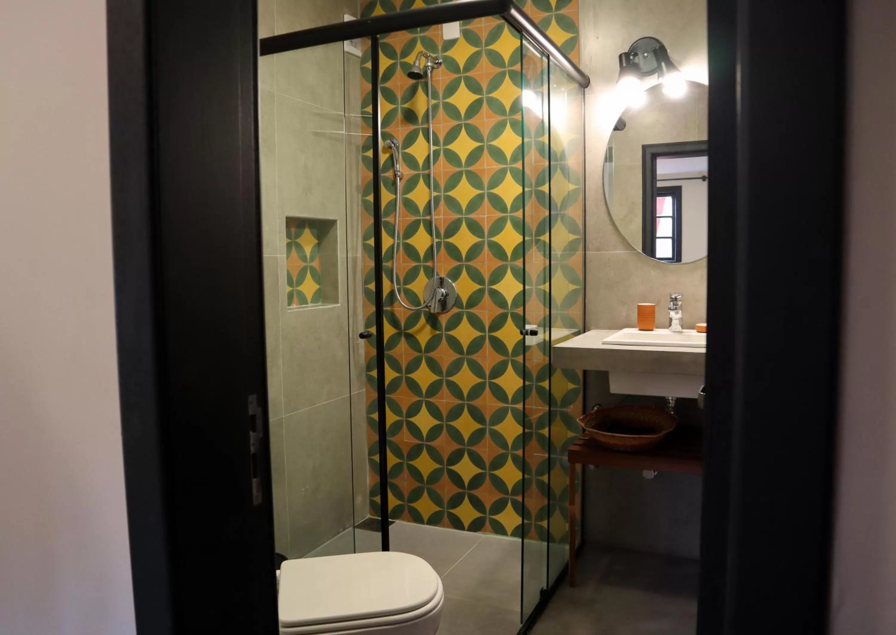 Shower in Janela de Marcia Bed and Breakfast