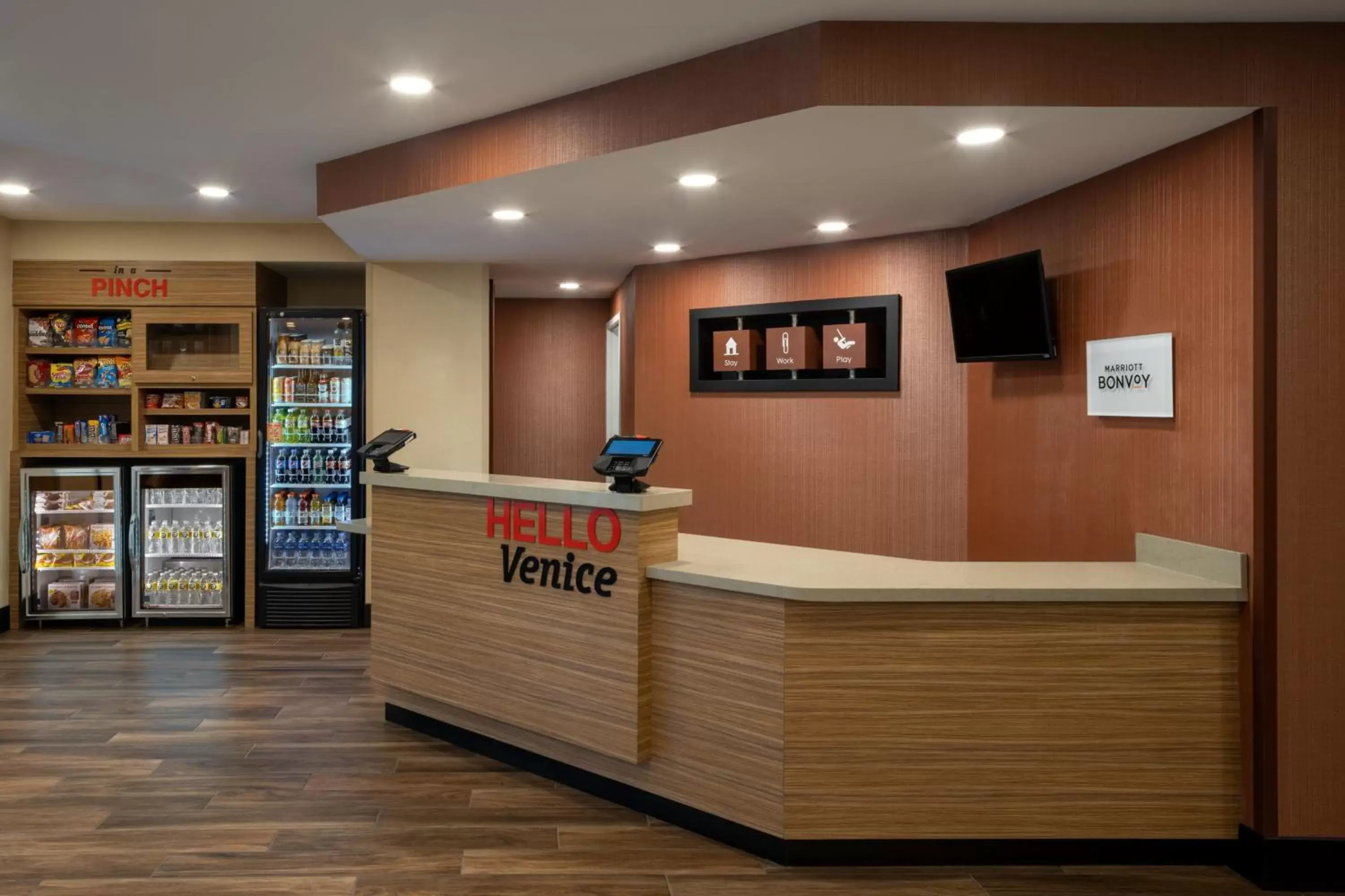 Property building, Lobby/Reception in TownePlace Suites By Marriott Venice