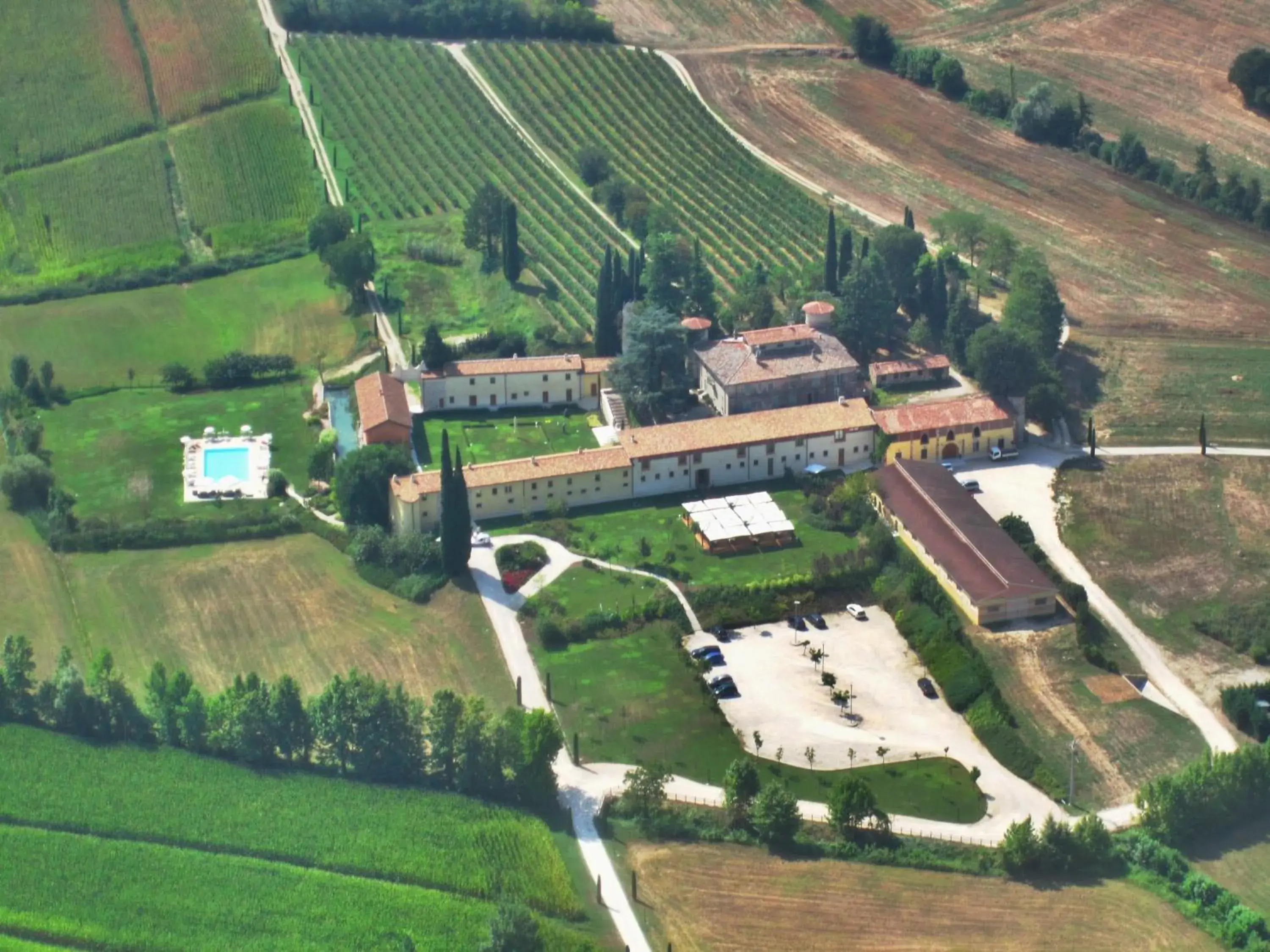 Bird's eye view, Bird's-eye View in Relais Corte Cavalli