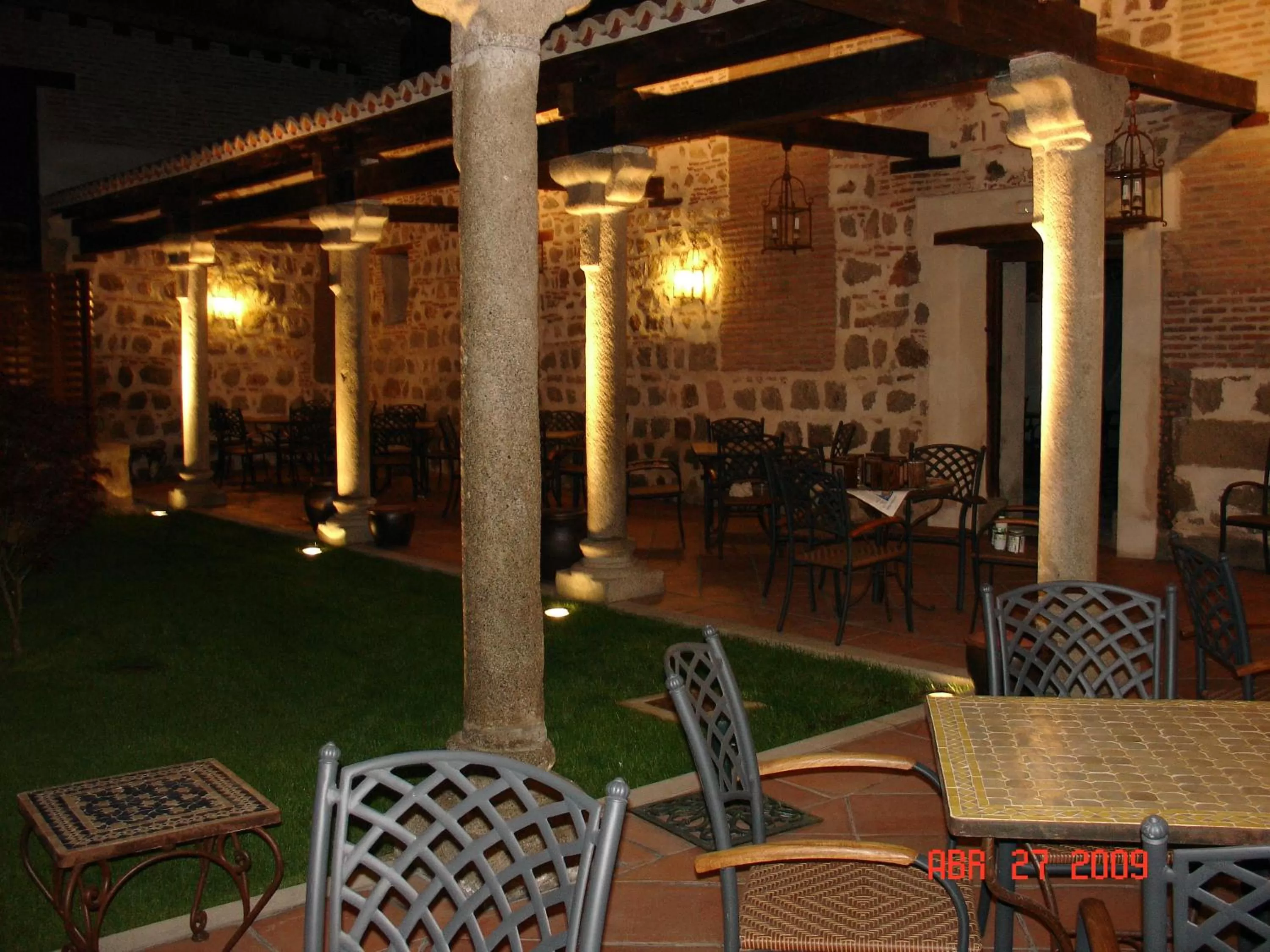 Patio in Hotel Las Cancelas