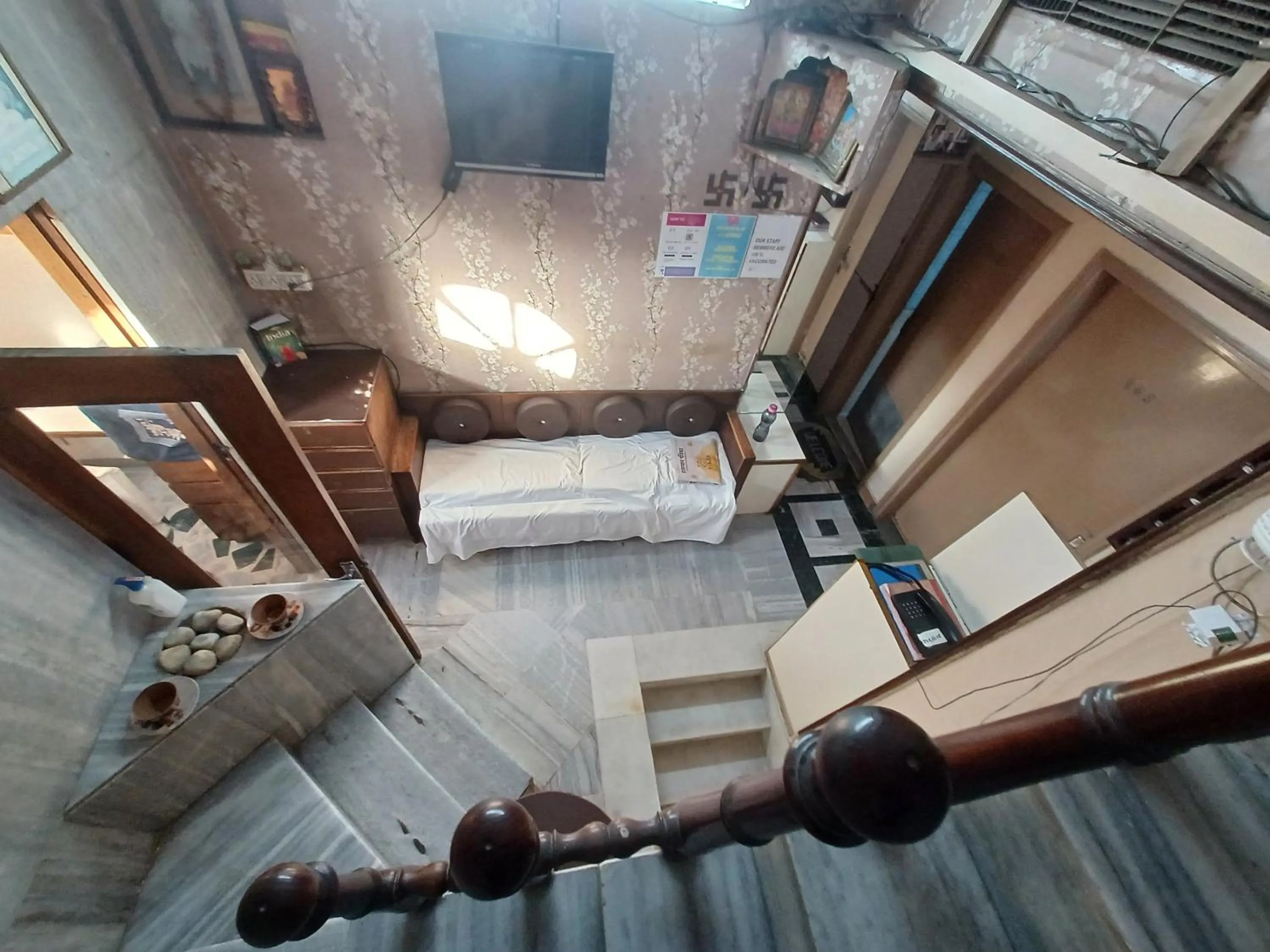 Seating area in Kailash Hotel