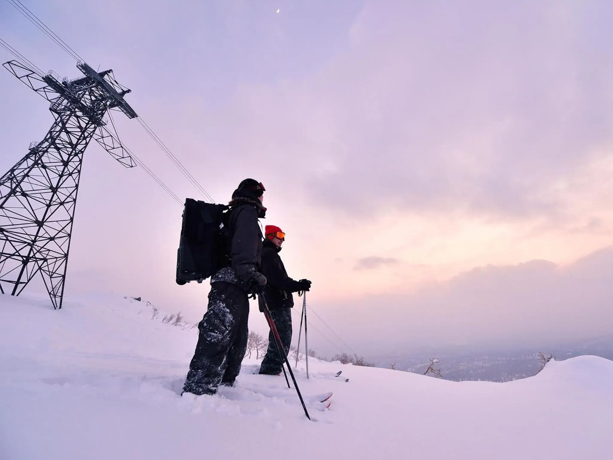 Skiing, Winter in Asahidake Onsen Hotel Bear Monte