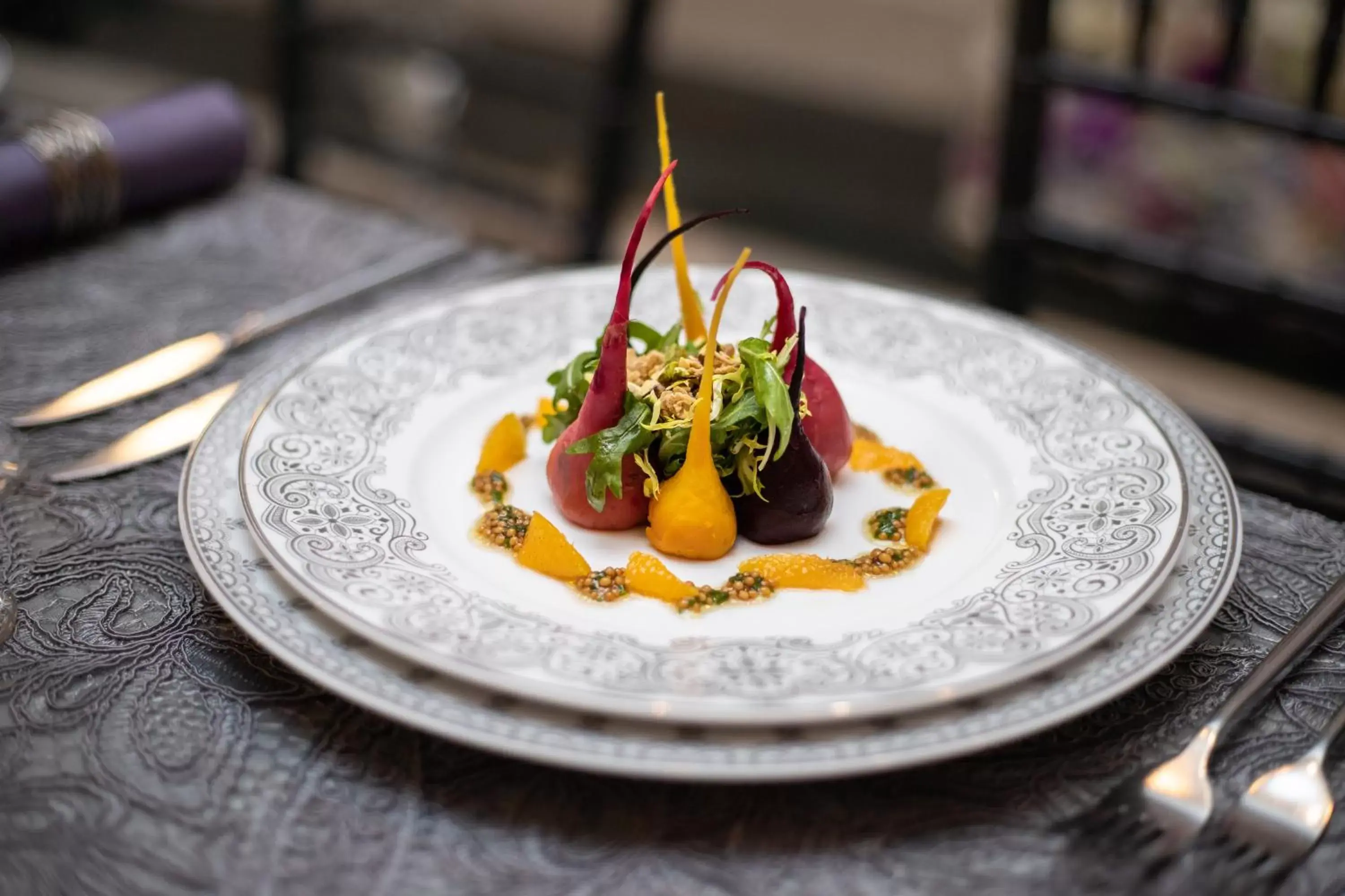 Food close-up in Sofitel Lafayette Square Washington DC Food close-up in Sofitel Lafayette Square Washington DC